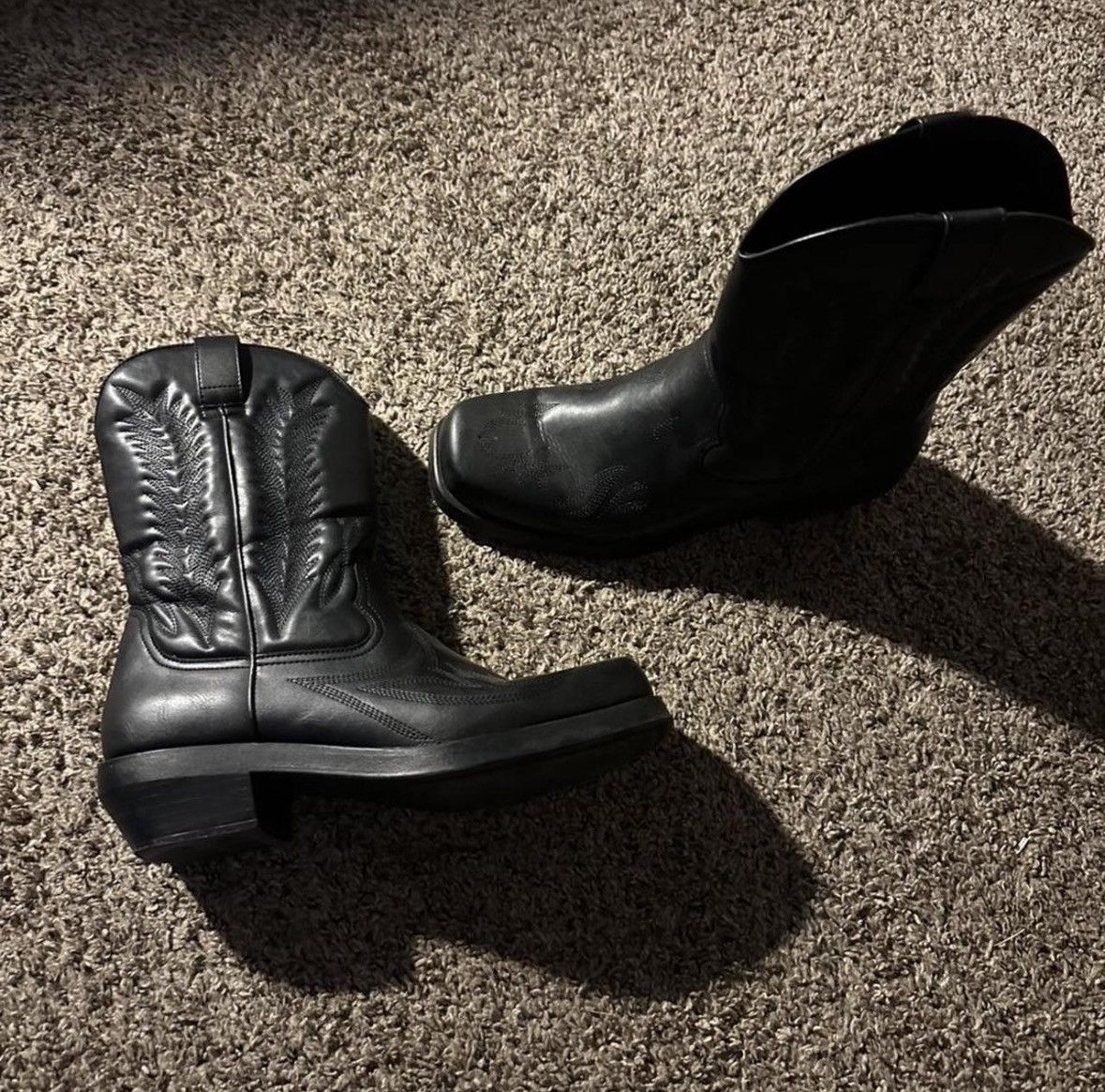 Zara Leather Cowboy boots Size US 10.5 / EU 43-44 - 2 Thumbnail