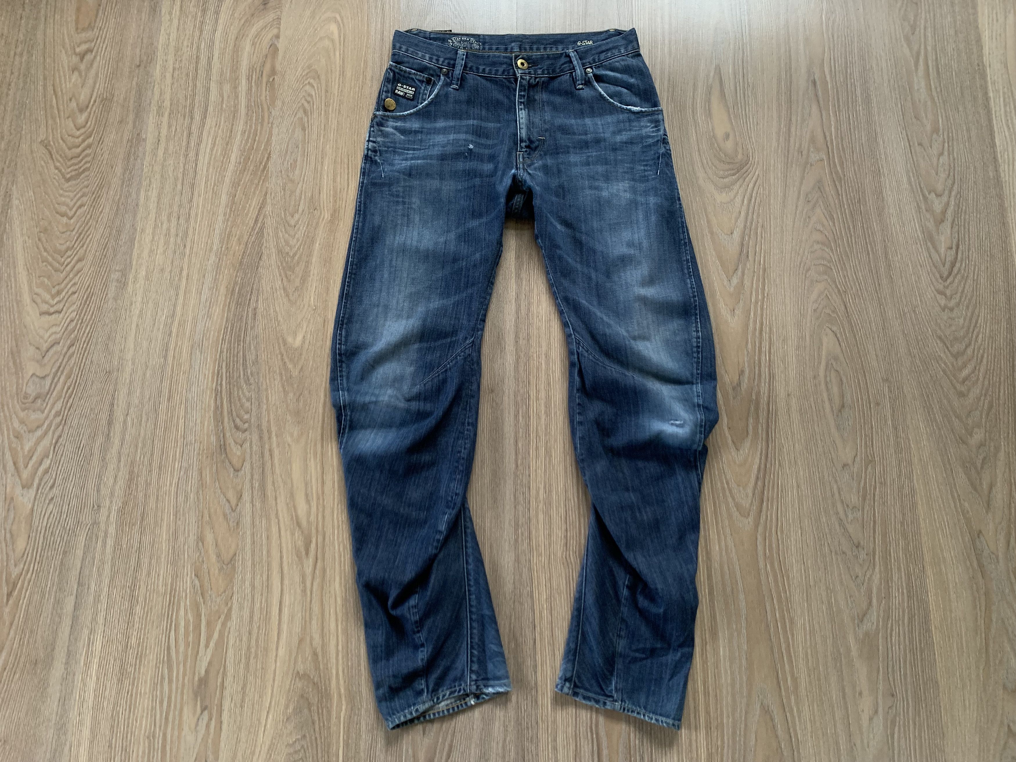 G-Star G-Star Raw Arc 3D Loose Tapered Light Blue Jeans Size US 29 - 2 Thumbnail