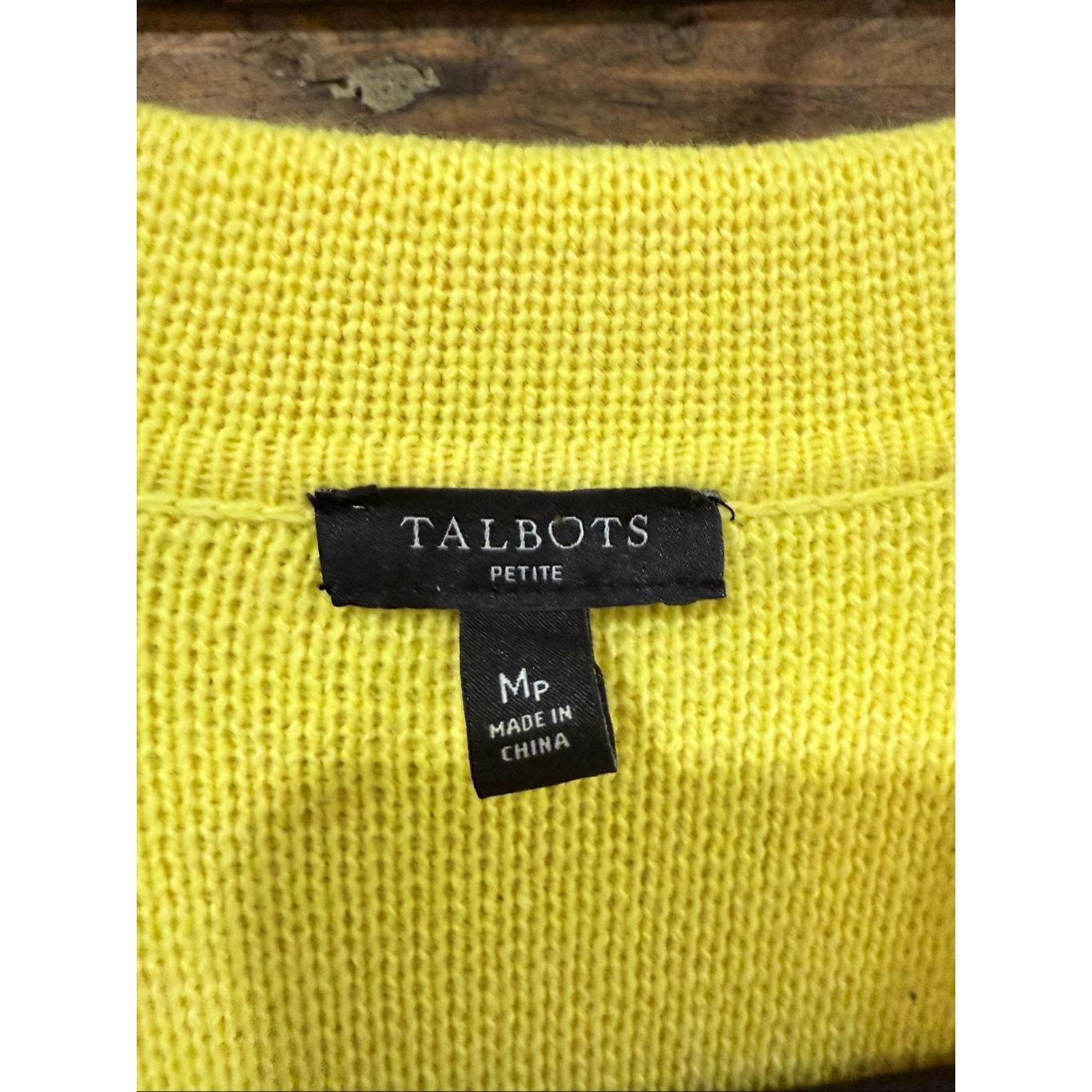 Robert Talbott Talbots Notch Collar yellow Sweater Blazer open front size M Size M / US 6-8 / IT 42-44 - 4 Thumbnail