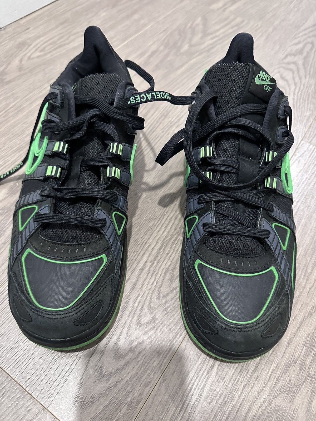Nike × Off-White Nike Air Rubber Dunk Green-Strike Size US 11 / EU 44 - 1 Thumbnail