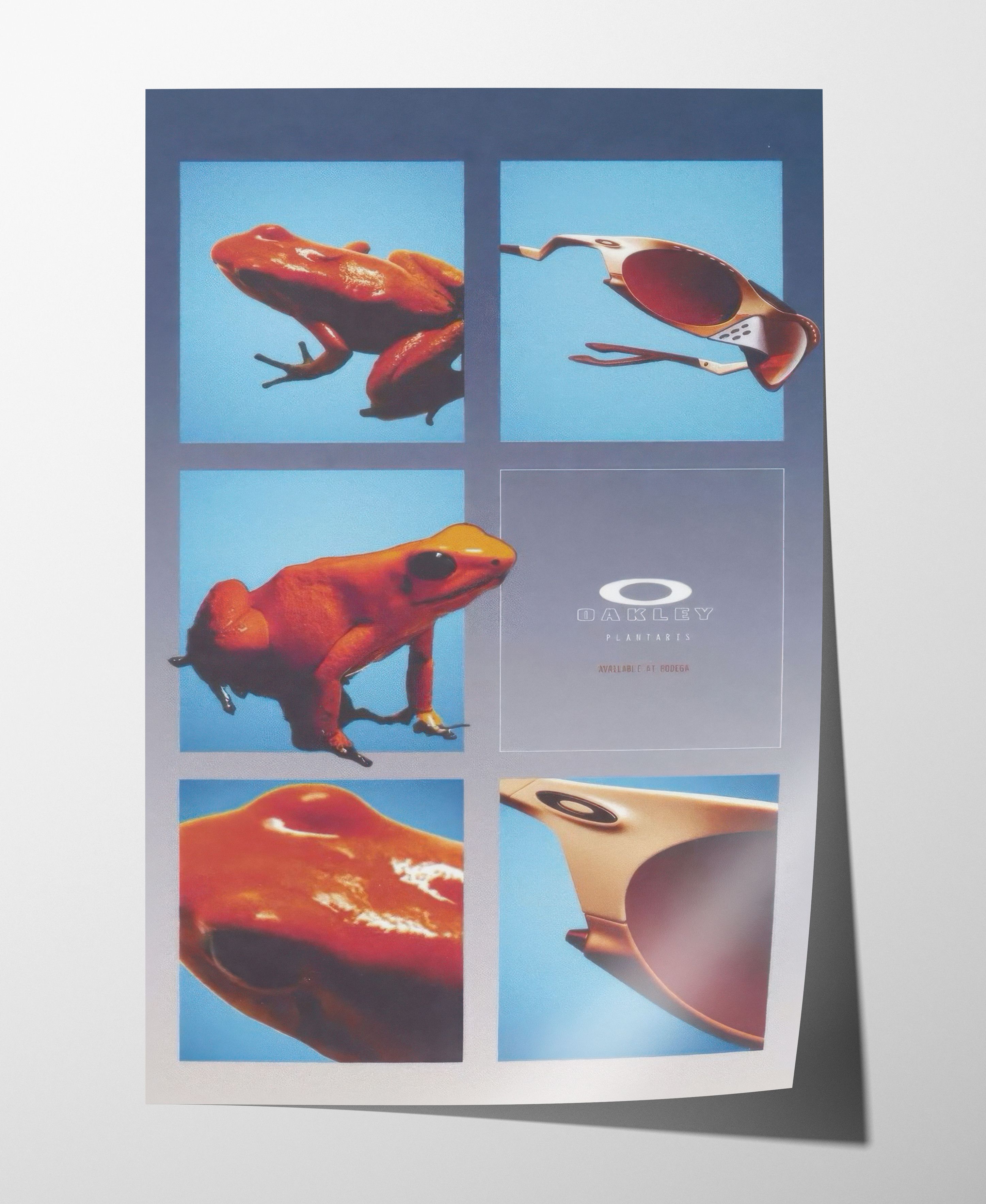 Oakley Oakley Sunglasses Poster Sport Eye Jacket 90s 2000s Y2K Size ONE SIZE - 4 Thumbnail