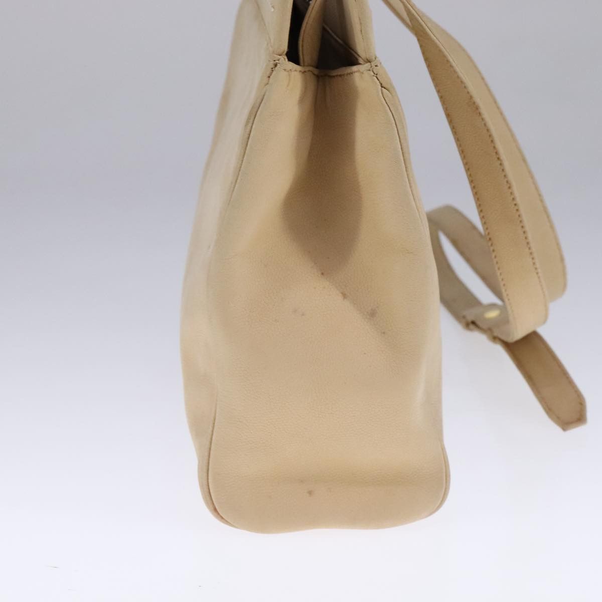 Celine CELINE Shoulder Bag Leather Beige Size ONE SIZE - 4 Thumbnail