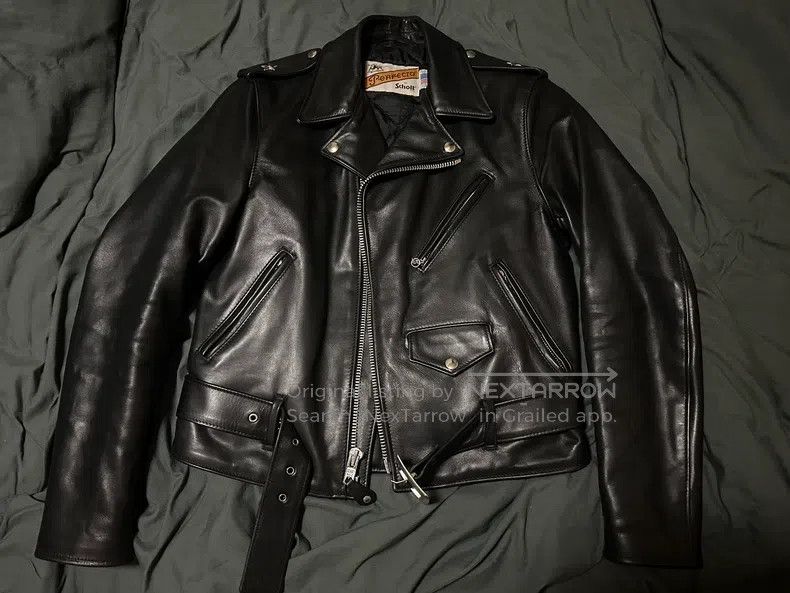 Schott Schott 613 Leather Jacket Size US XS / EU 42 / 0 - 1 Thumbnail
