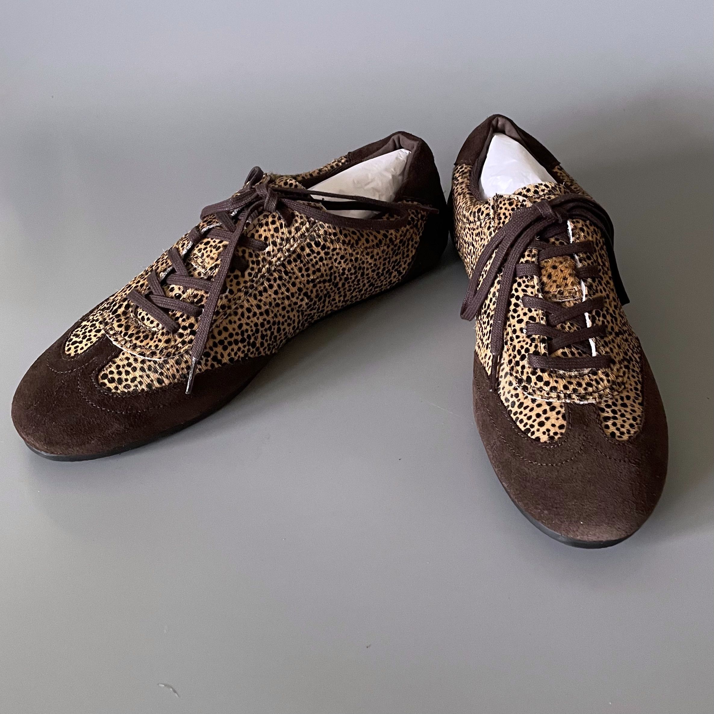 Anthropologie Anthropologie Maeve Low Profile Sneakers, Leopard Print Size US 7 / IT 37 - 11 Thumbnail