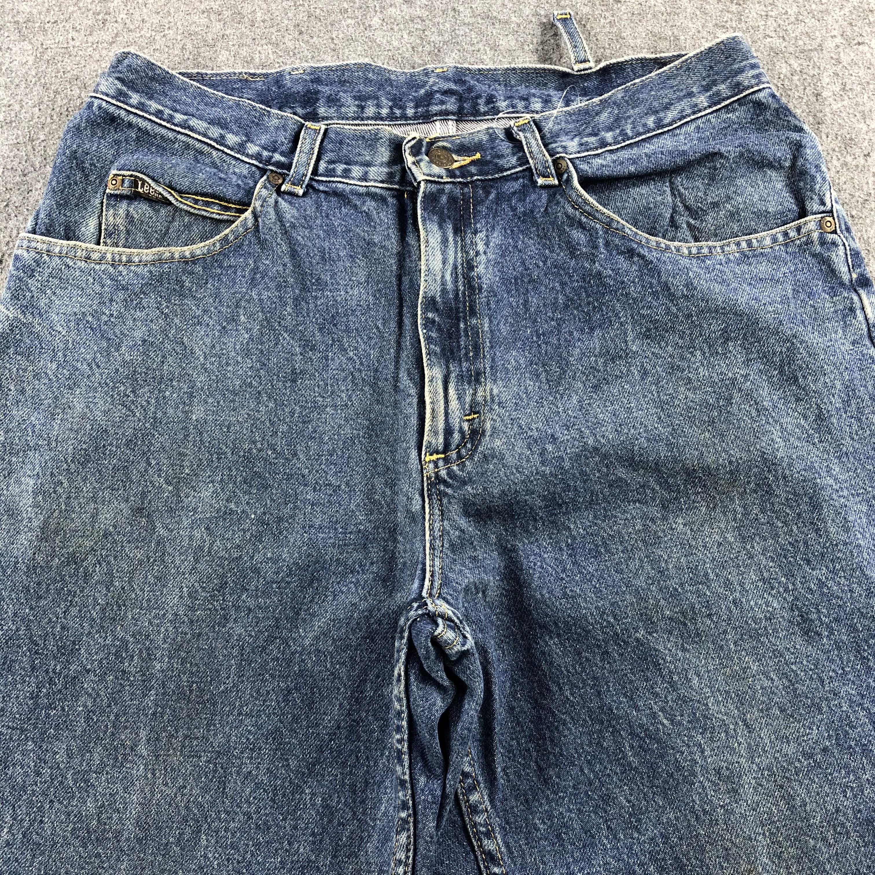 Lee Vintage Blue Wash Lee Jeans-J2142 Size US 34 / EU 50 - 3 Thumbnail
