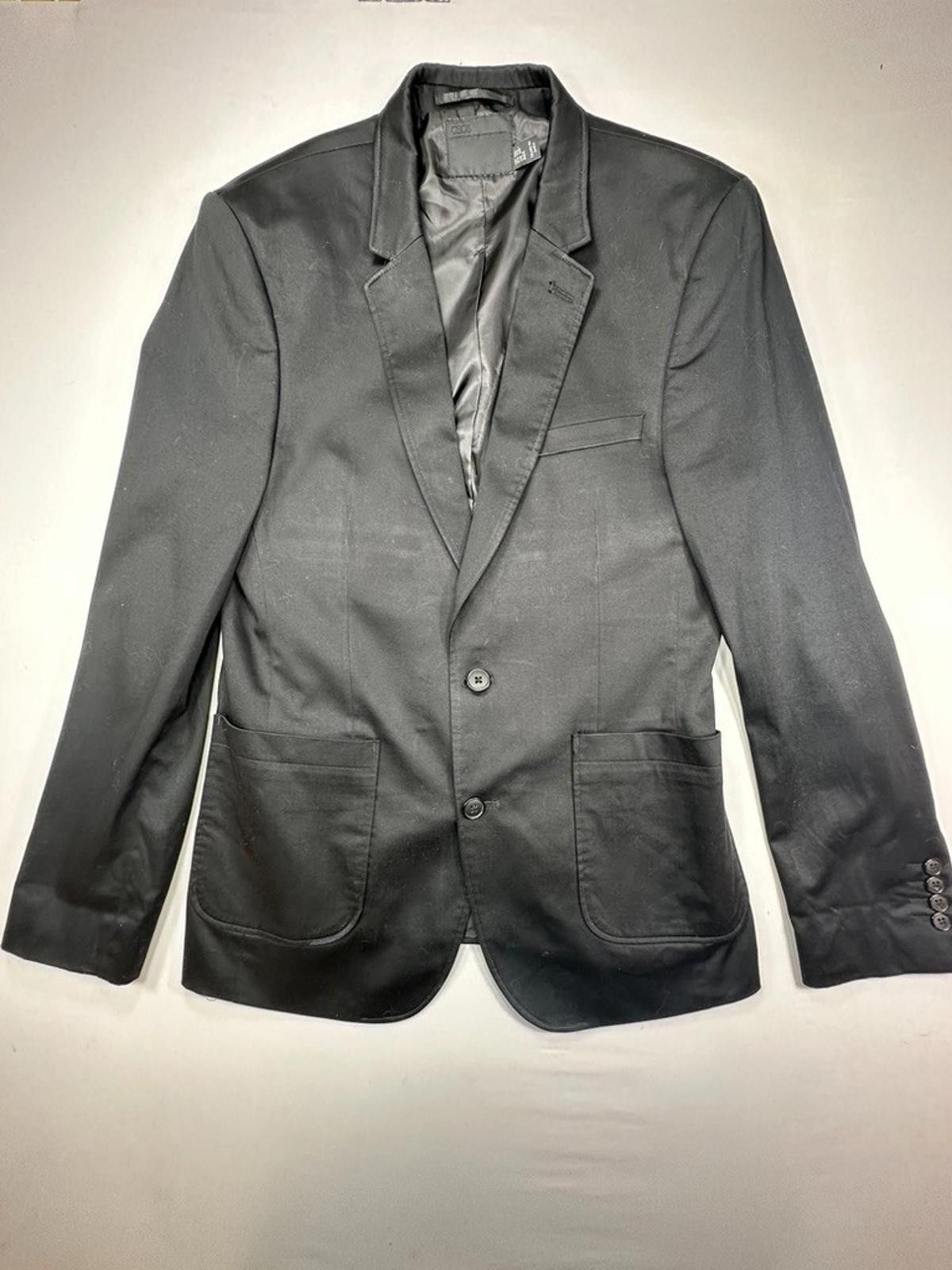 Asos Asos Slim Fit Men's Suit Jacket Blazer Black 38 Size 38R - 1 Thumbnail