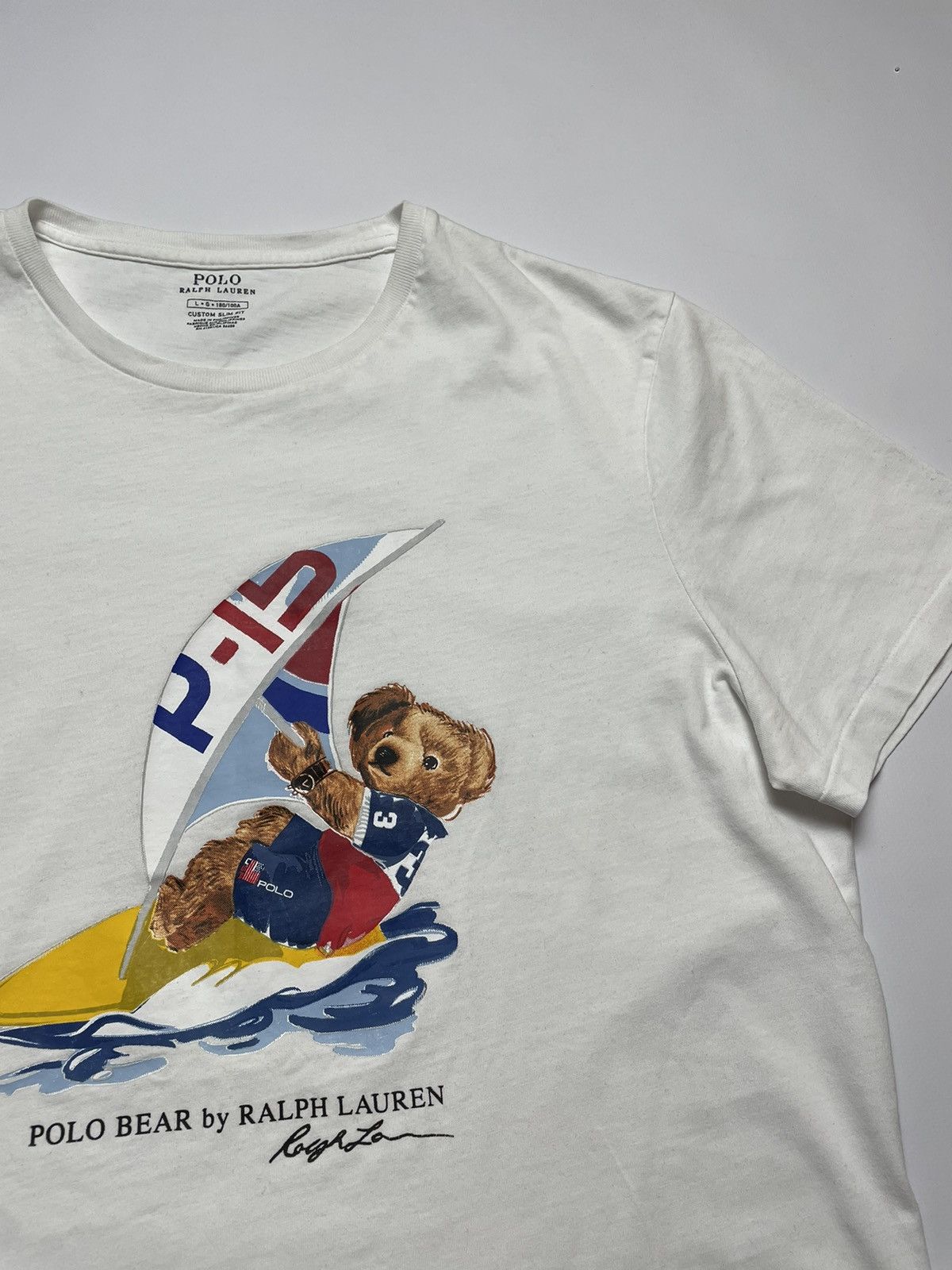Polo Ralph Lauren × Ralph Lauren Polo Bear by Ralph Lauren Tshirt Size US L / EU 52-54 / 3 - 3 Thumbnail