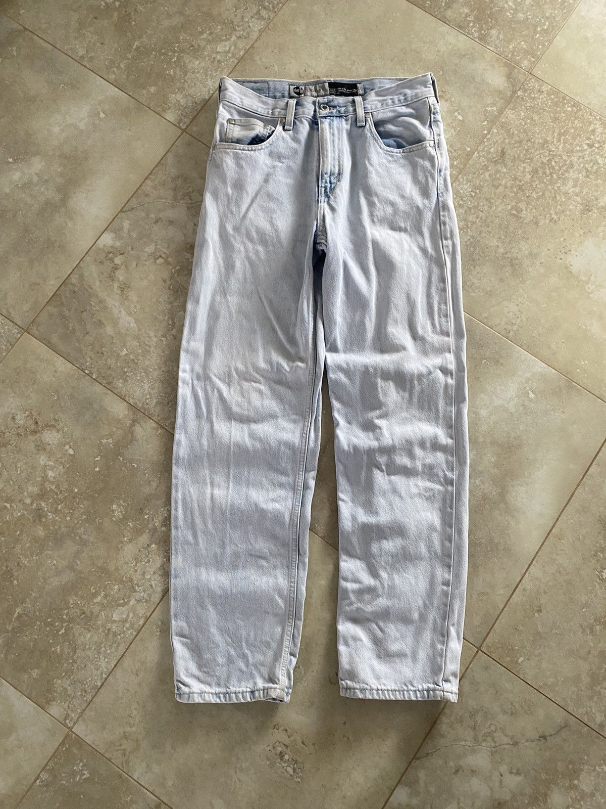 Levi's Vintage Levis SilverTab Baggy Loose Fit Jeans Blue Jeans Y2K Size US 29 - 2 Thumbnail
