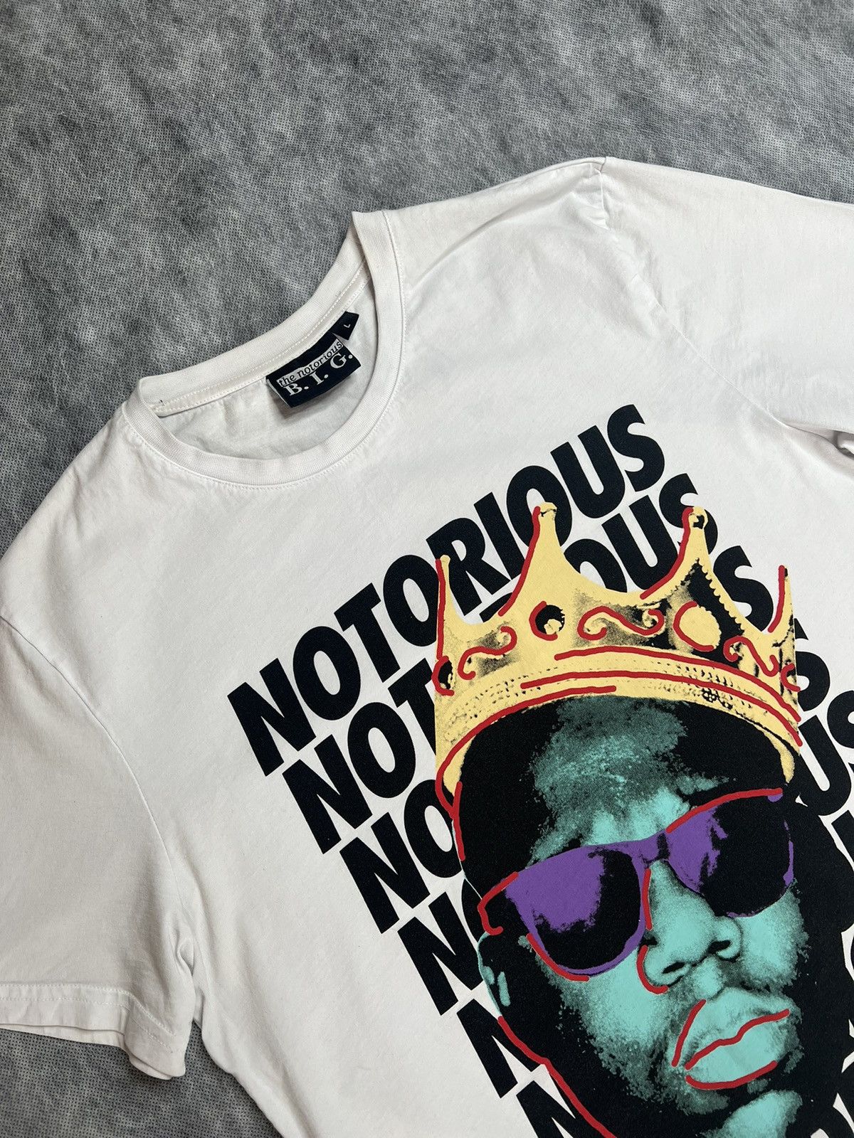 Rap Tees Y2K THE NOTORIOUS BIG AMAZING T SHIRT Size US L / EU 52-54 / 3 - 4 Thumbnail