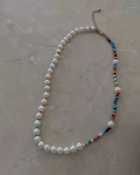 Jewelry Handmade Imitation Pearl Necklace Size ONE SIZE - 2 Thumbnail