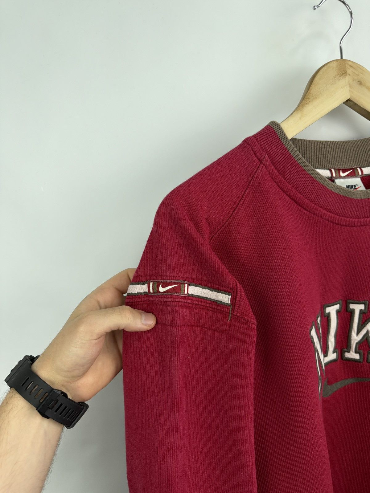 Nike 🇺🇸 Vintage 90s Nike Archive Sweatshirt Y2K Rare Retro Size US M / EU 48-50 / 2 - 5 Thumbnail