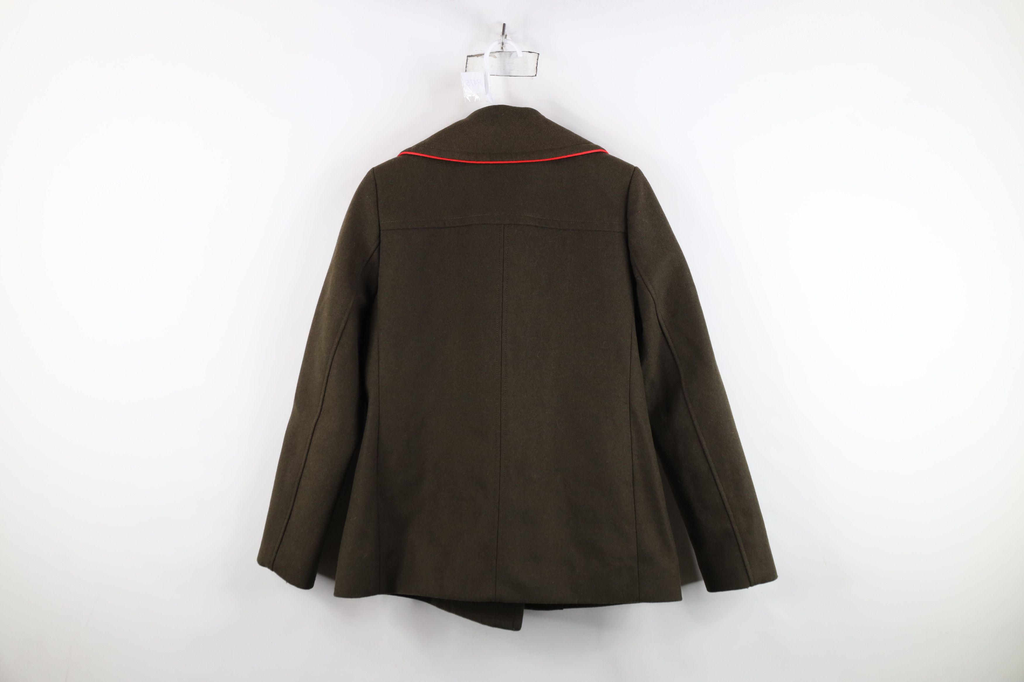 Express Vintage Y2K Express Breasted Military Style Peacoat Jacket Size S / US 4 / IT 40 - 13 Thumbnail