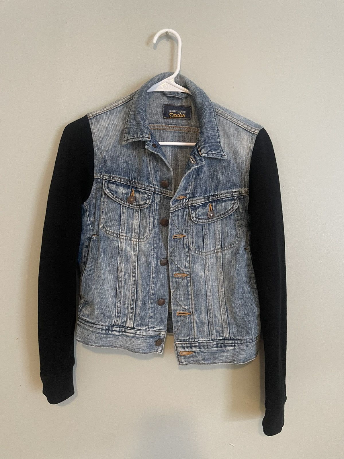 Maison MIHARA YASUHIRO miharayasuhiro denim hybrid jacket Size US XS / EU 42 / 0 - 1 Thumbnail