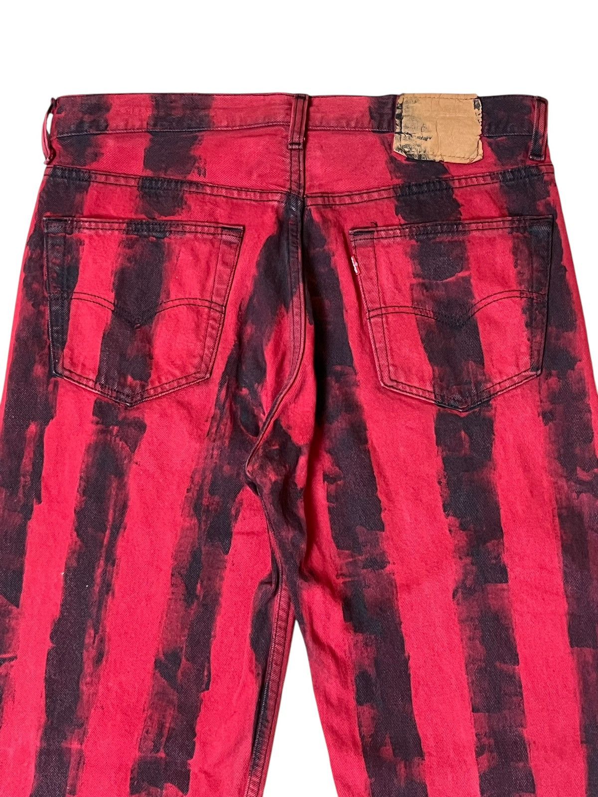 Levi's Vintage Clothing VINTAGE 90s LEVI’S 501 CUSTOM PRISONER INSPIRED ROBINS JEANS Size US 34 / EU 50 - 7 Thumbnail