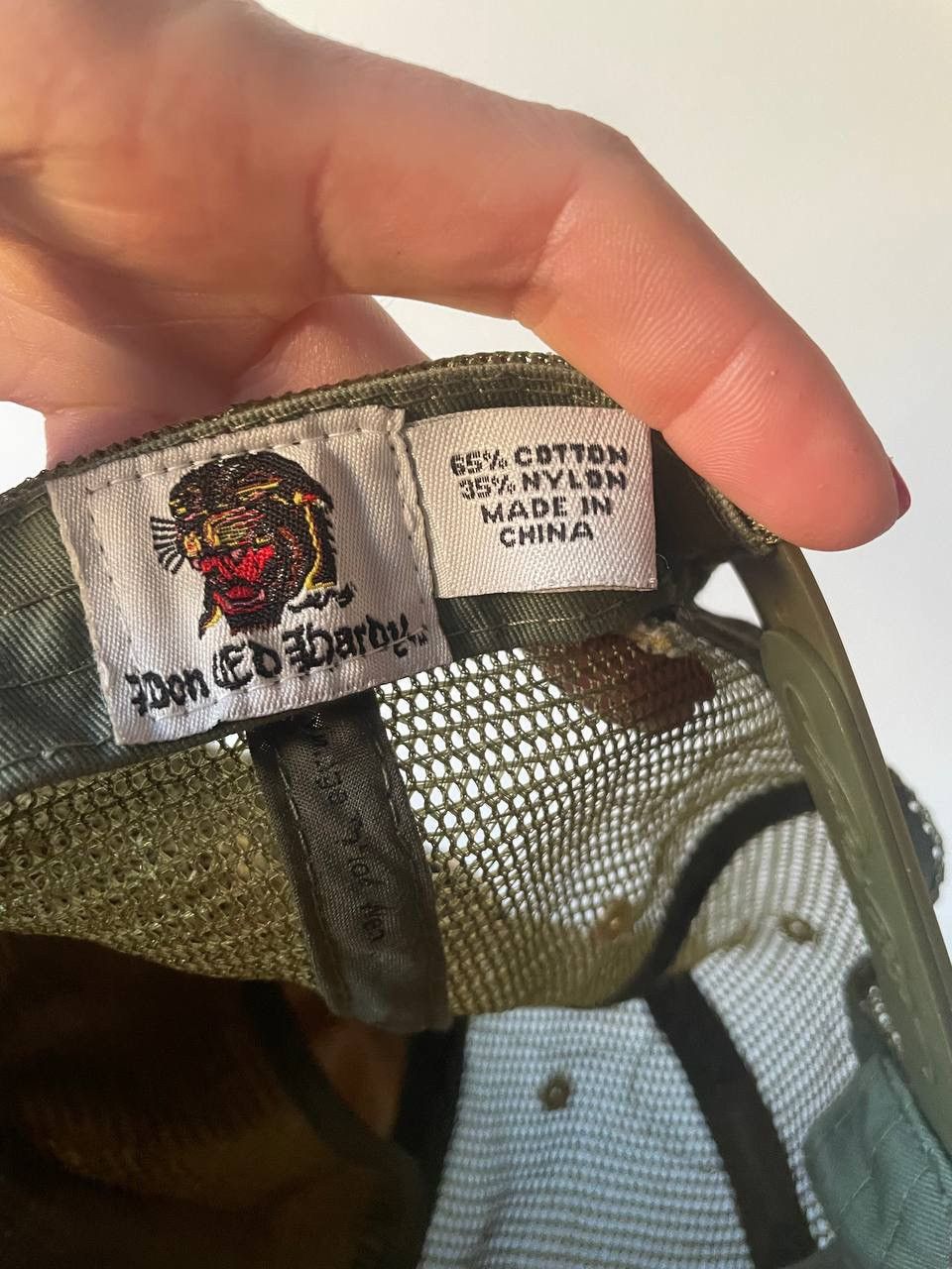 Christian Audigier VINTAGE ED HARDY BY CHRISTIAN AUDIGIER SWAROSKI TRUCKING HAT Size ONE SIZE - 8 Thumbnail