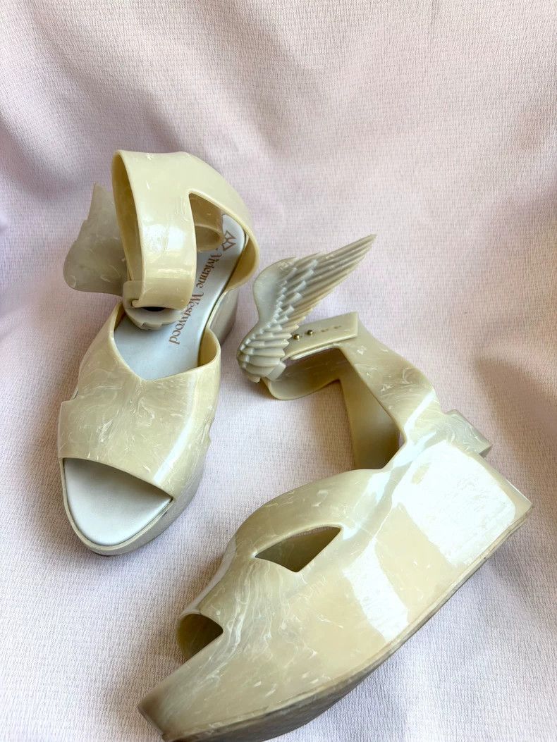 Vivienne Westwood Vivienne Westwood Marble winged rocking shoes Size US 8.5 / IT 38.5 - 2 Thumbnail