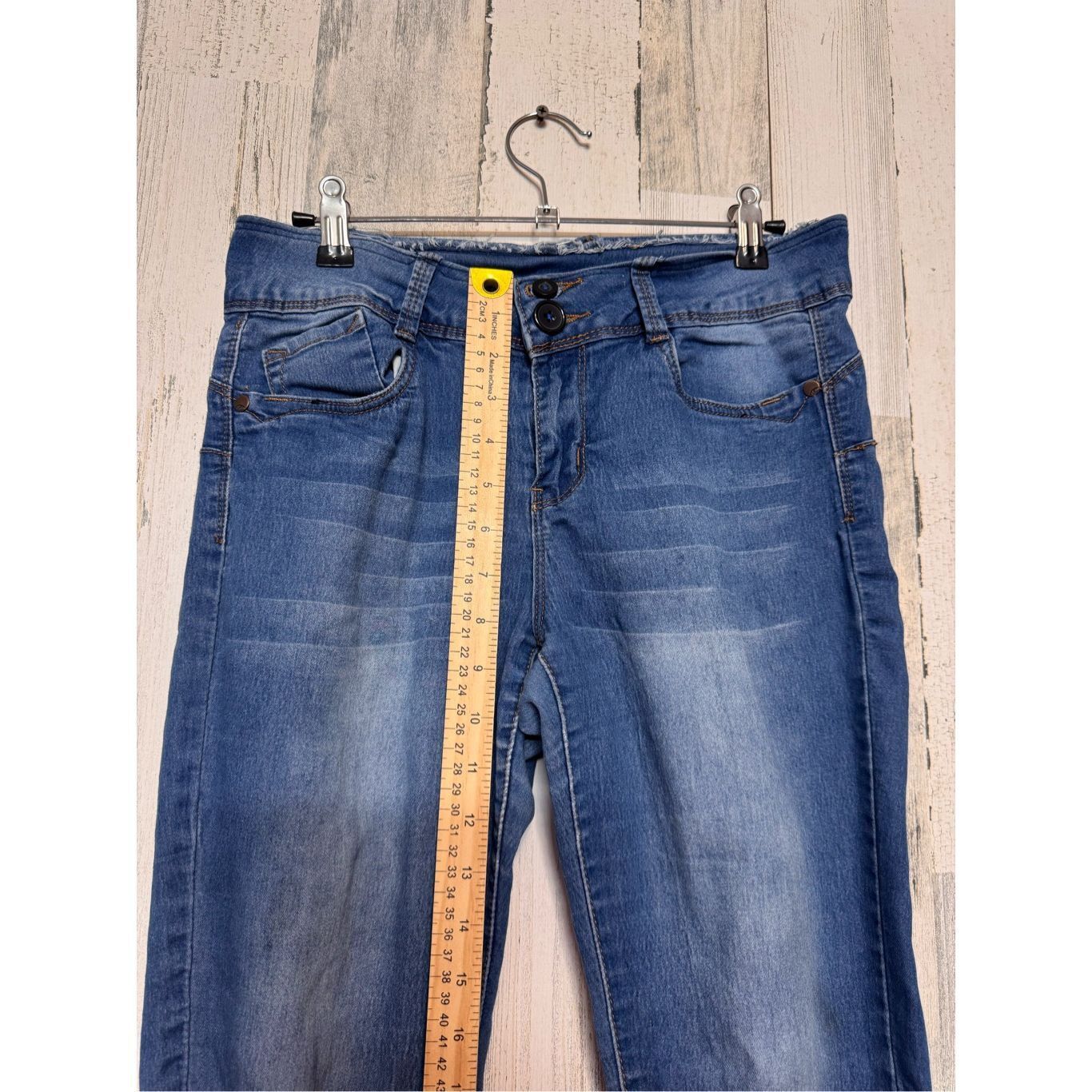 Other Women’s Blue Skinny Jeans – Stretch Denim, Mid-Rise, Size ~M Size 32" / US 10 / IT 46 - 2 Thumbnail