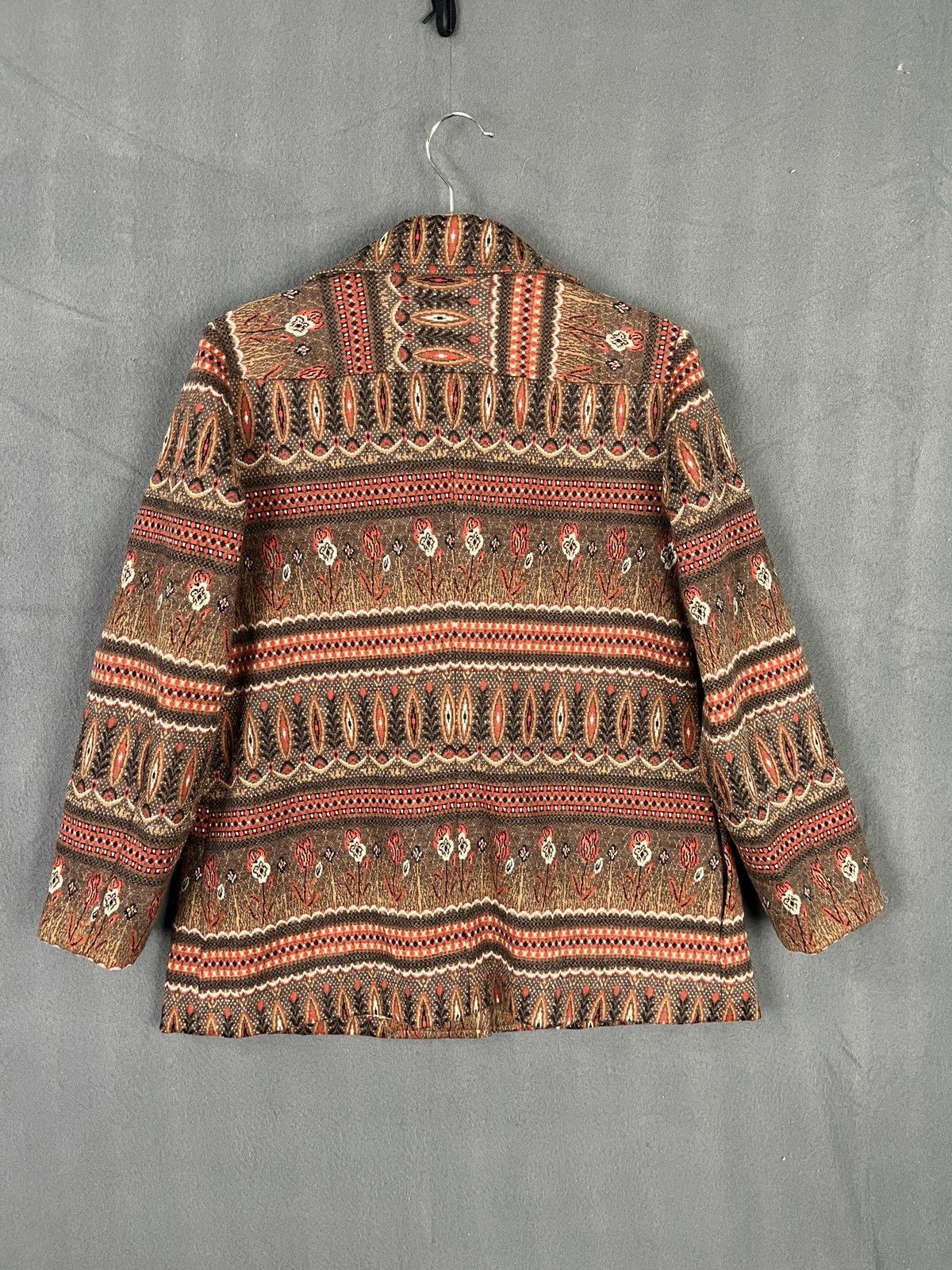 Native × Vintage Native Style Blazer Jacket Size S / US 4 / IT 40 - 2 Thumbnail