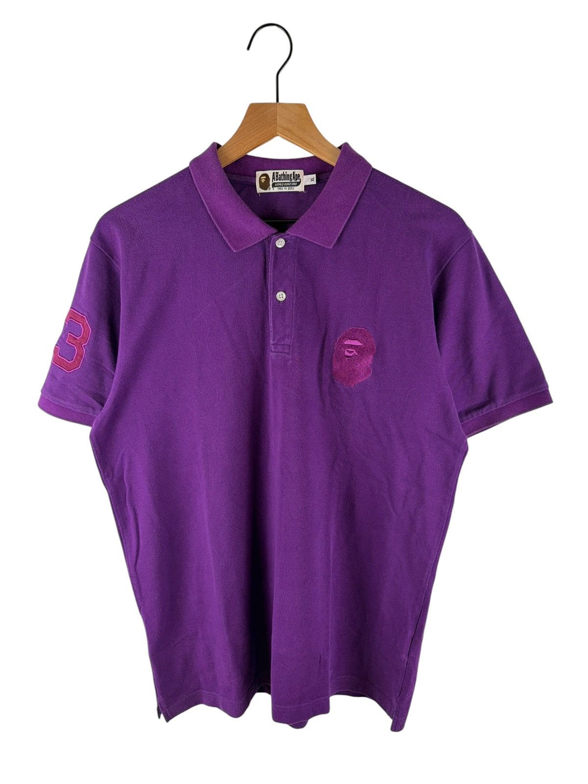 Bape Bape Head Logo Polo Size US L / EU 52-54 / 3 - 1 Thumbnail