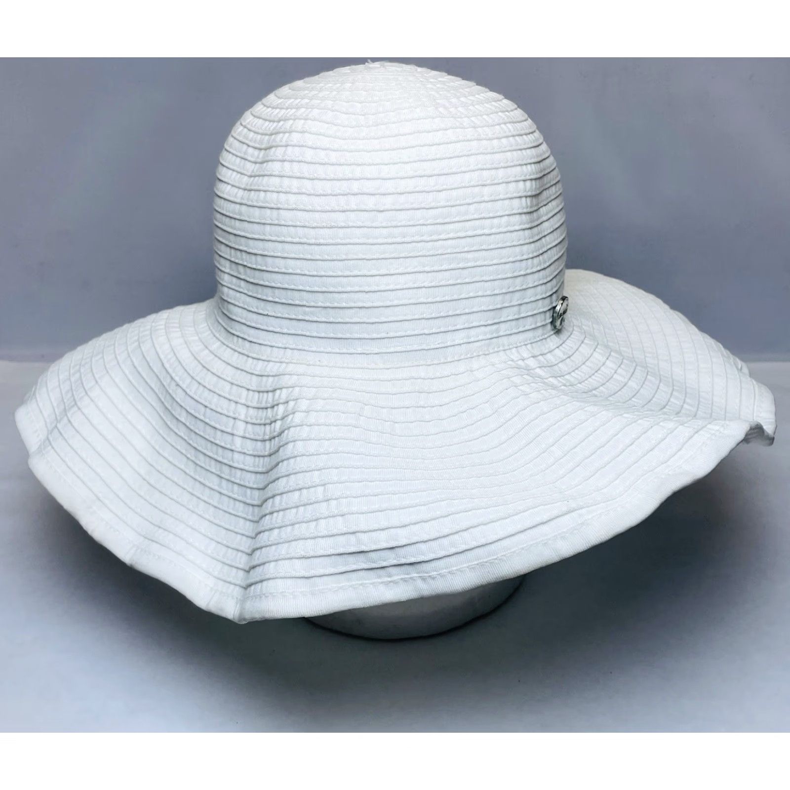 Vintage Seafolly Australia Hat Women's Wide Brim Sun Hat One Size White Beach Travel Size ONE SIZE - 2 Thumbnail
