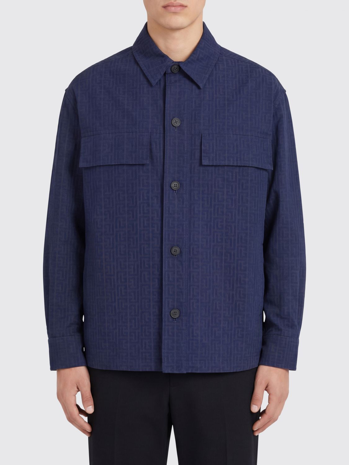 Balmain Balmain Jacket Men Marine Size US L / EU 52-54 / 3 - 1 Thumbnail