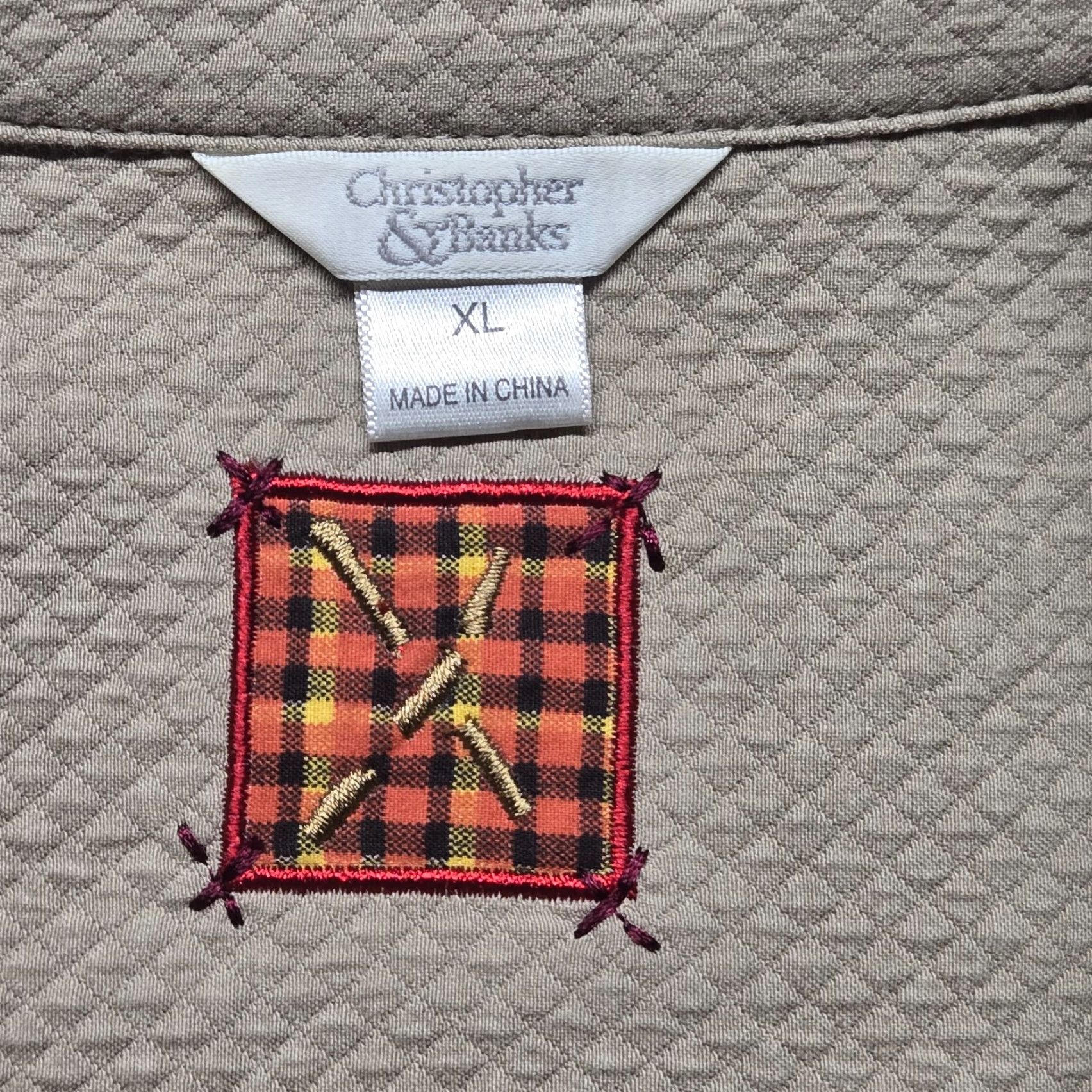 Vintage Christopher & Banks Jacket Adult XL Brown Fall Casual Womens Size XL / US 12-14 / IT 48-50 - 3 Thumbnail