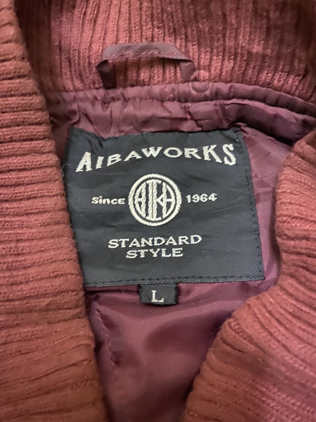 Japanese Brand VINTAGE AIBAWORKS LEATHER ARM WOOL BODY Size US L / EU 52-54 / 3 - 8 Thumbnail