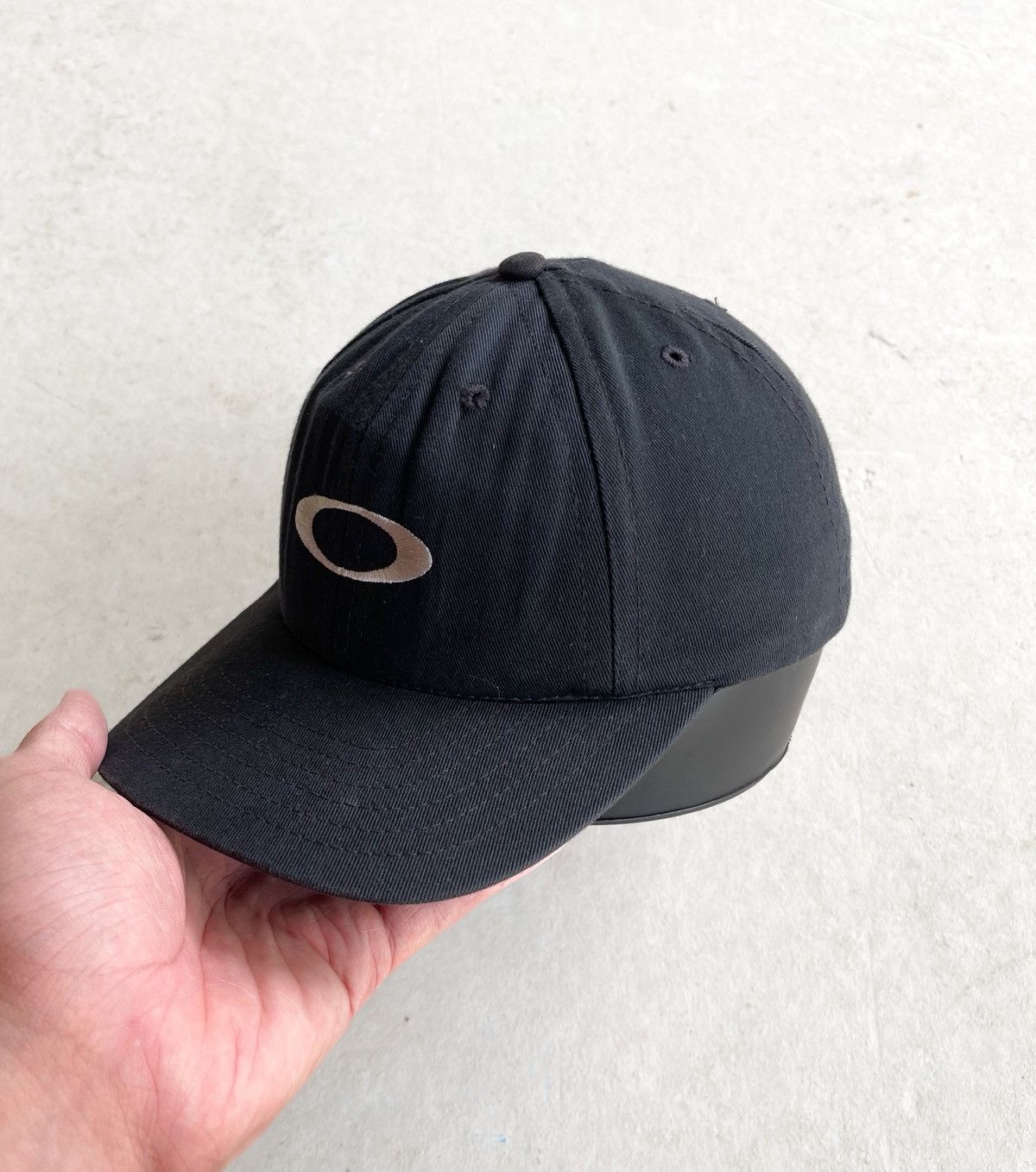 Oakley Vintage 90s Black Oakley Software Hat Cap – Made in USA Size ONE SIZE - 2 Thumbnail
