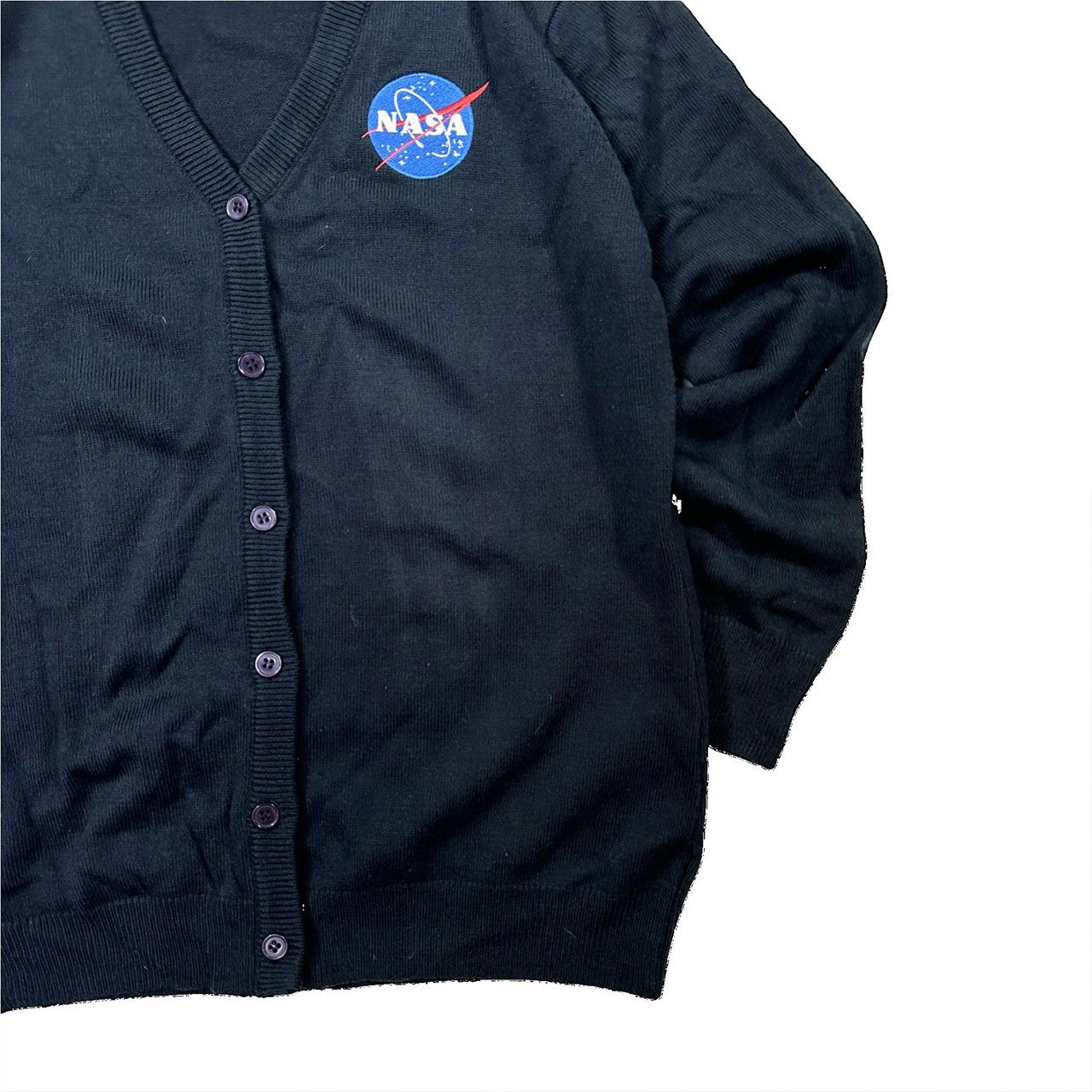 Vintage Vintage NASA Knit cardigan Size US L / EU 52-54 / 3 - 3 Thumbnail
