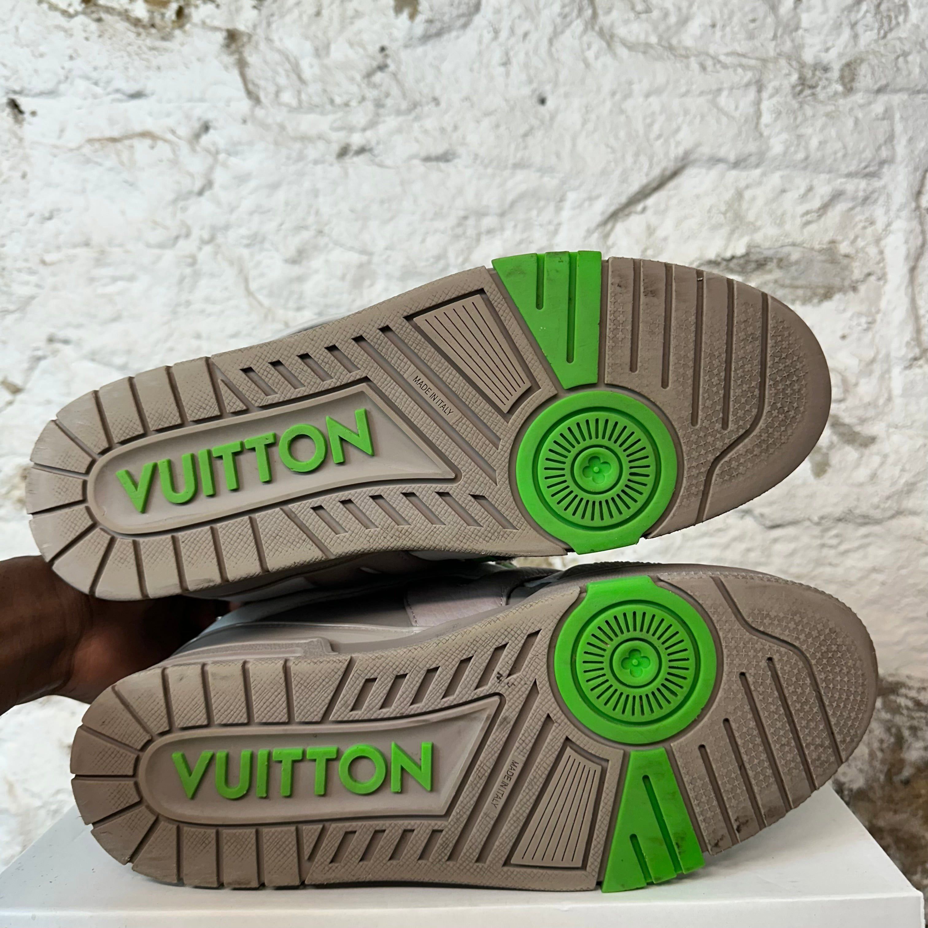 Louis Vuitton Louis Vuitton Colm Dillane Green Gray Skate Sz 10.5 (9LV) Size US 10.5 / EU 43-44 - 6 Thumbnail
