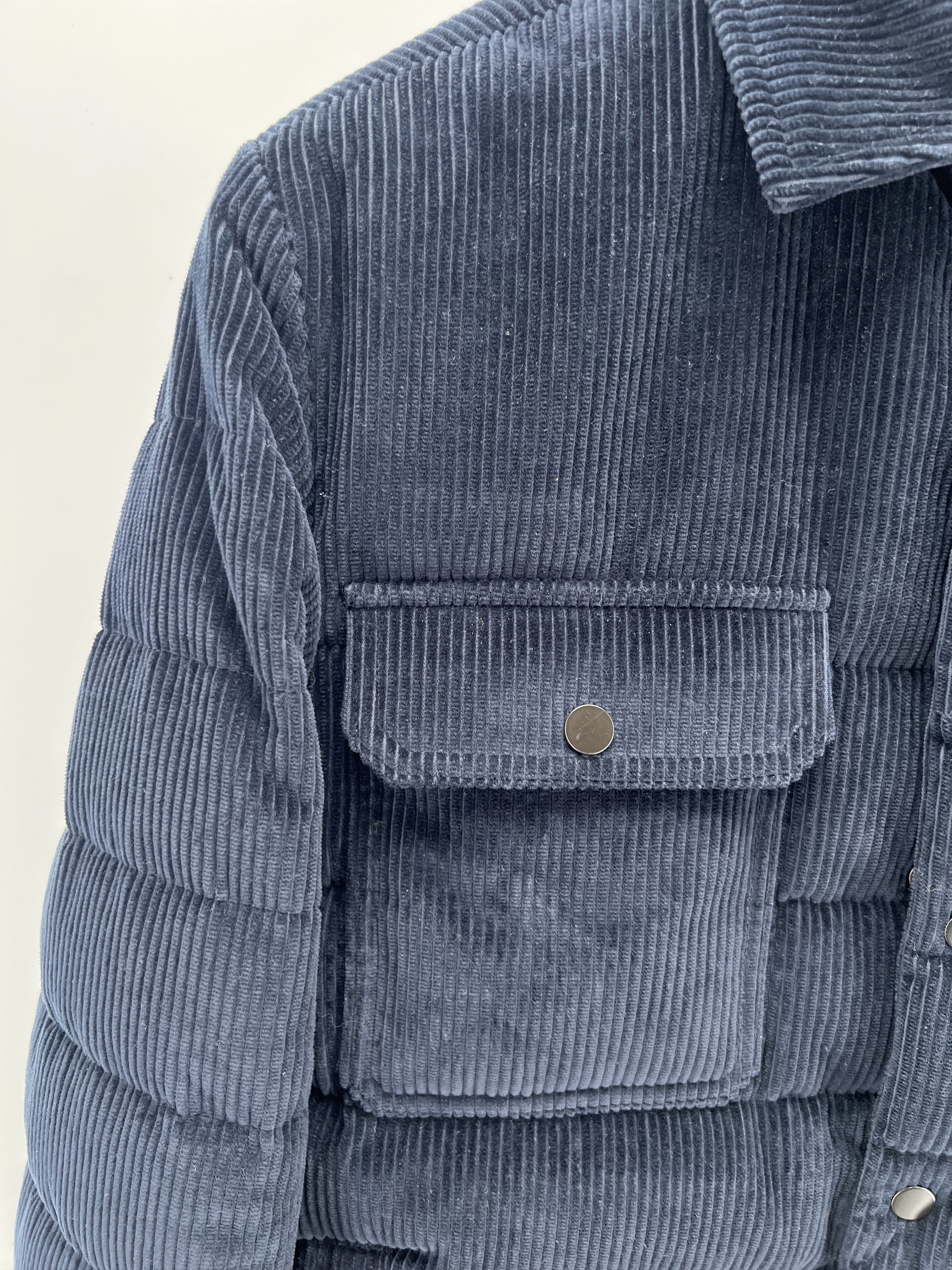 Moncler Moncler Gasserhof Blue Corduroy Jacket Size S Size US S / EU 44-46 / 1 - 4 Thumbnail