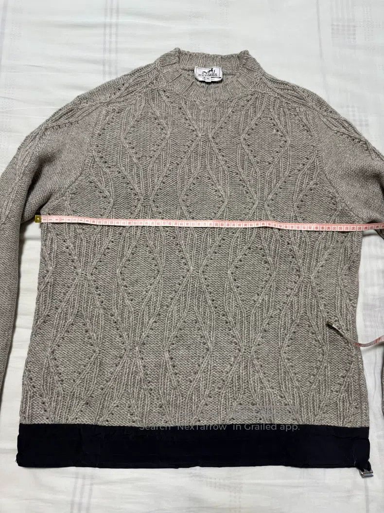 Other Hermes Knit Coat, 50% Alpaca Wool + 50% Yak Wool, drawstri Size US XL / EU 56 / 4 - 4 Thumbnail