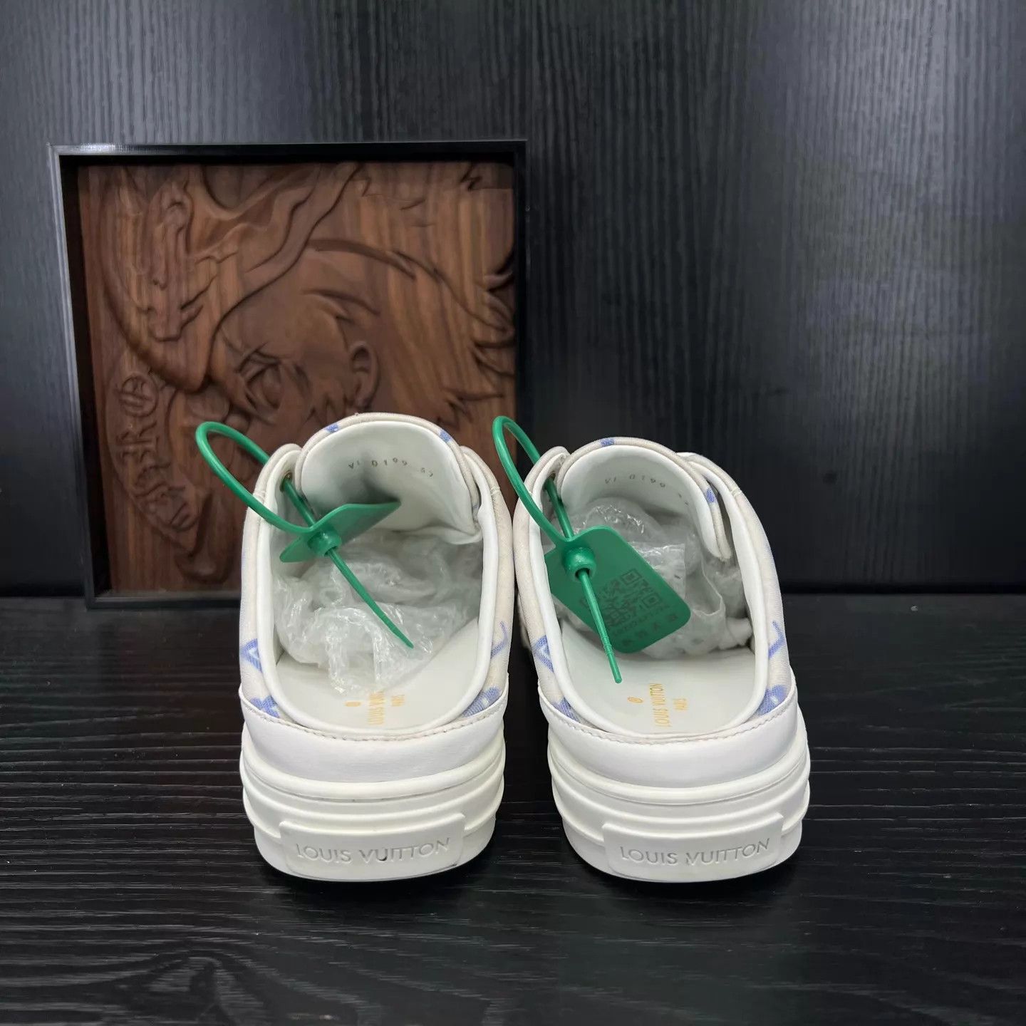 Louis Vuitton LV Stellar Blue & White Women's Shoes 37 Size US 6.5 / IT 36.5 - 7 Thumbnail