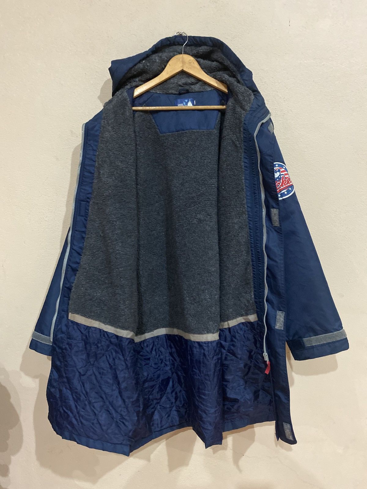 Disney × Mickey Mouse Mickey Sherpa Lining Long Jacket Size US L / EU 52-54 / 3 - 6 Thumbnail
