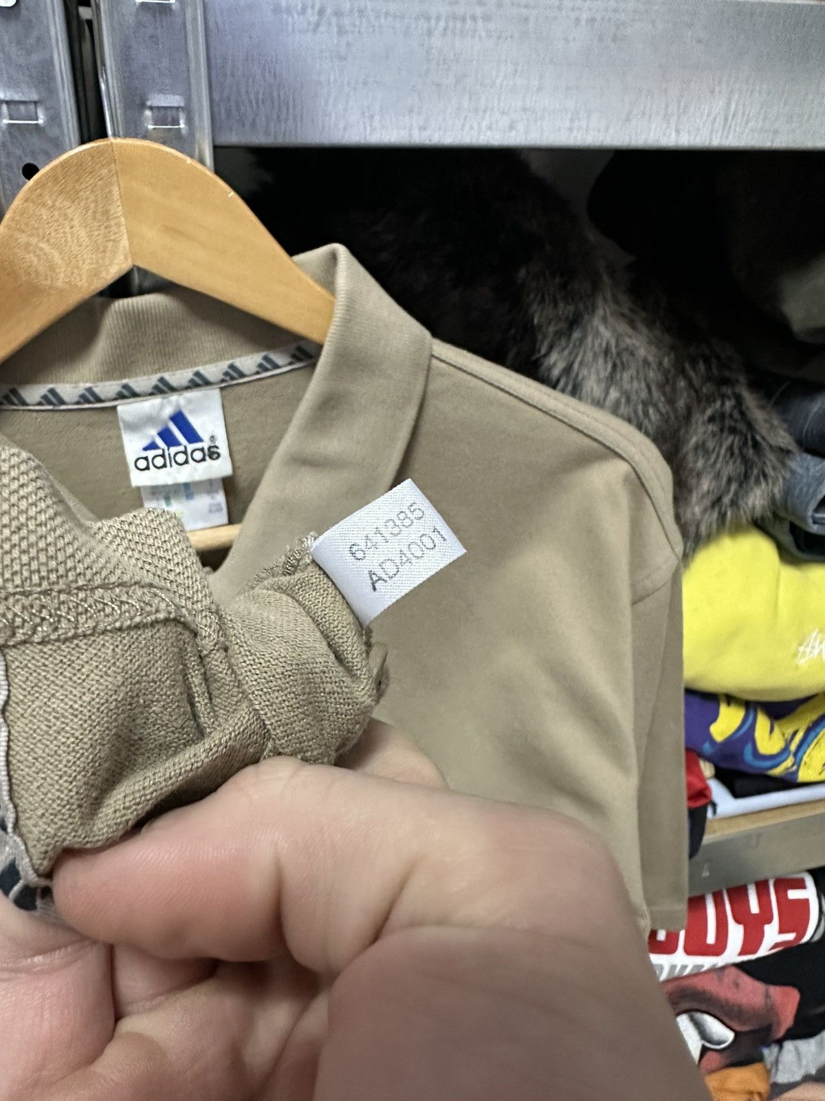 Adidas Vintage 1999 Adidas Polo Shirt Golf S/S Button Beige Top Size US XL / EU 56 / 4 - 12 Thumbnail