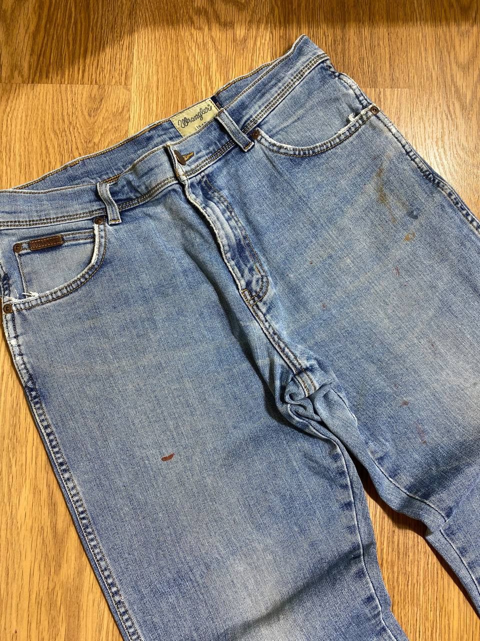 Wrangler VINTAGE FADED WRANGLER BLUE DENIM SKATER JEANS 34x30 Size US 34 / EU 50 - 7 Thumbnail