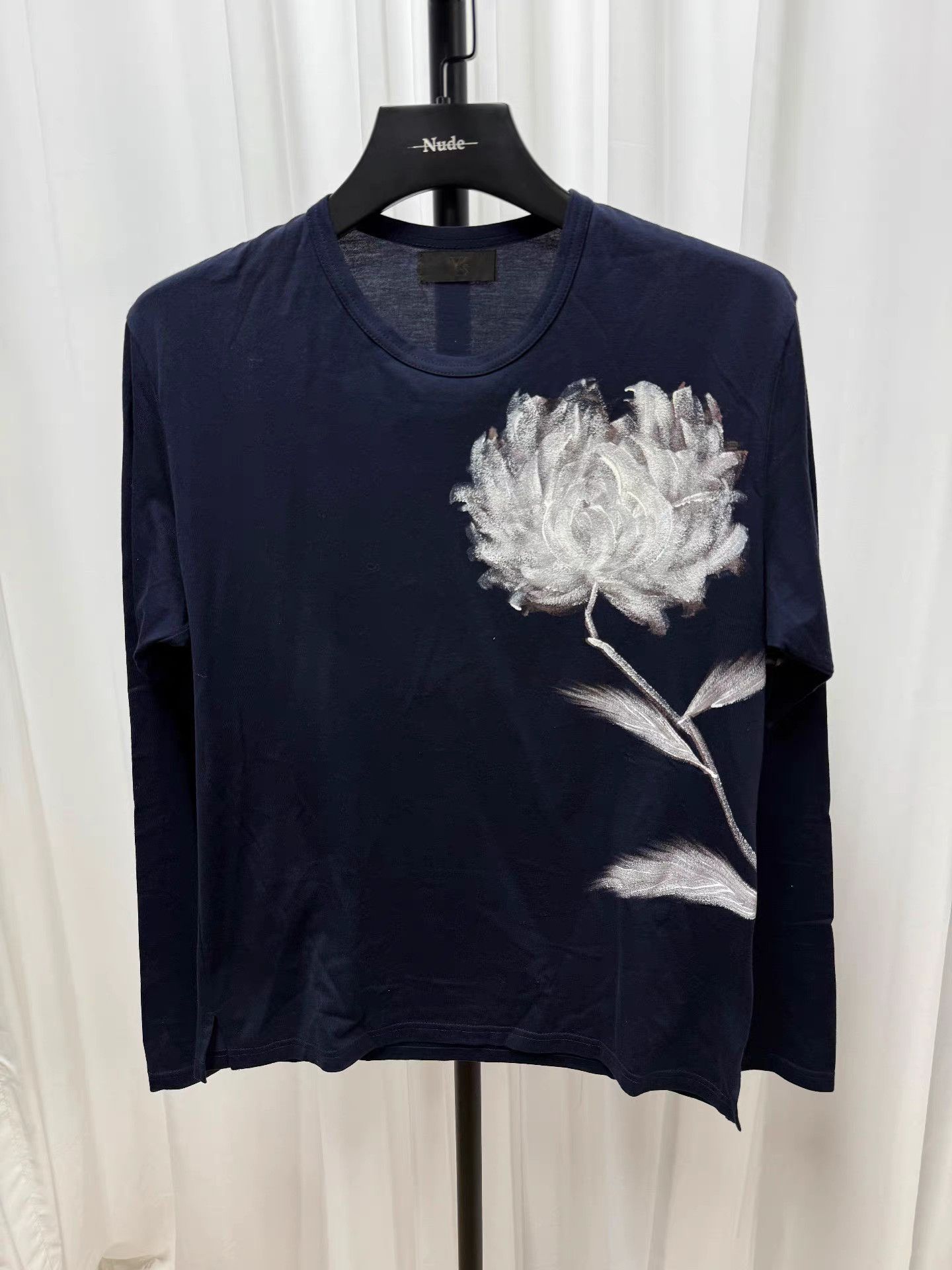 Yohji Yamamoto Yohji Yamamoto Y's for Men Oil Painting Epiphyllum Shirt K20 Size US L / EU 52-54 / 3 - 1 Thumbnail
