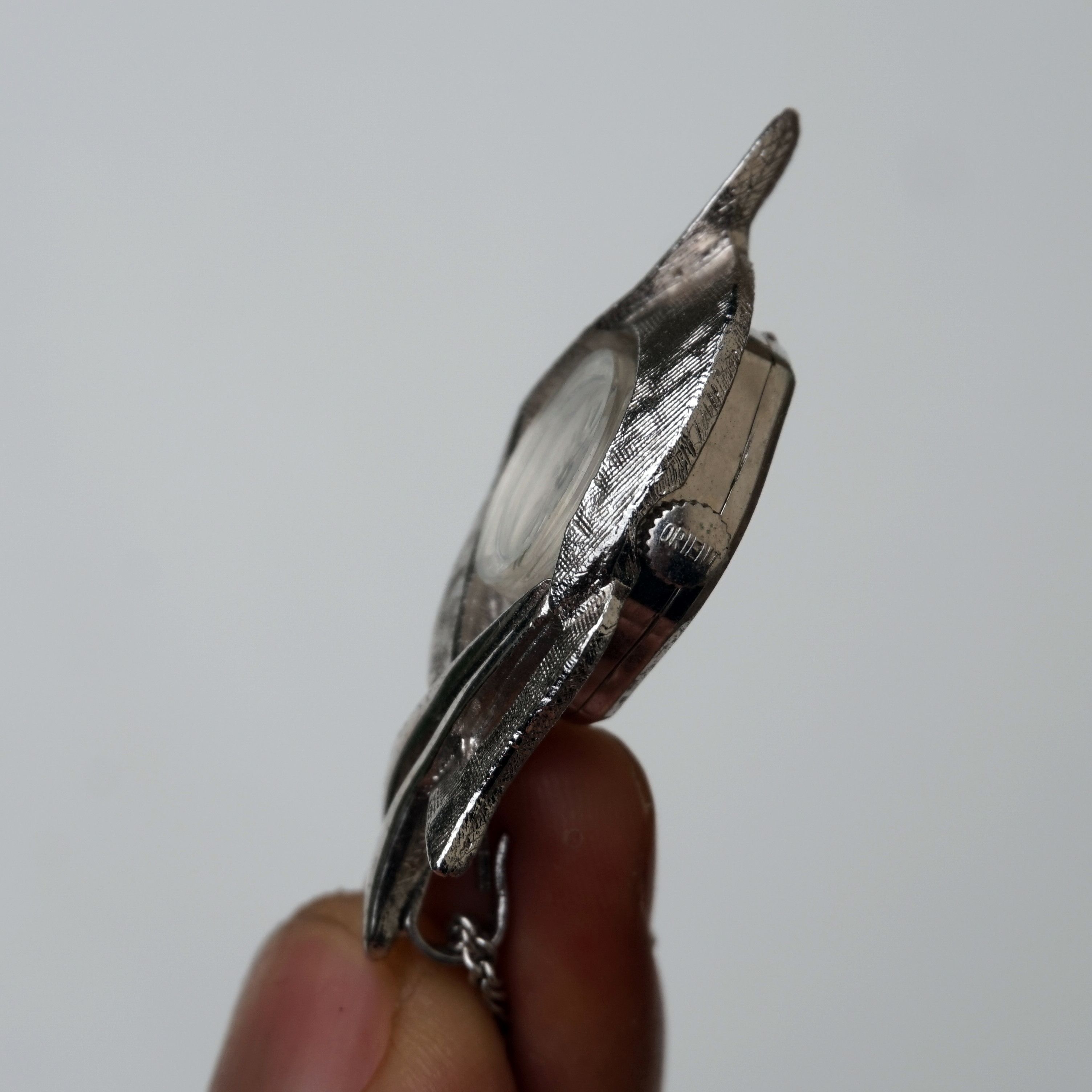 Japanese Brand × Orient 80s Orient Ladies Own Manual Winding necklace silver watch Size ONE SIZE - 4 Thumbnail
