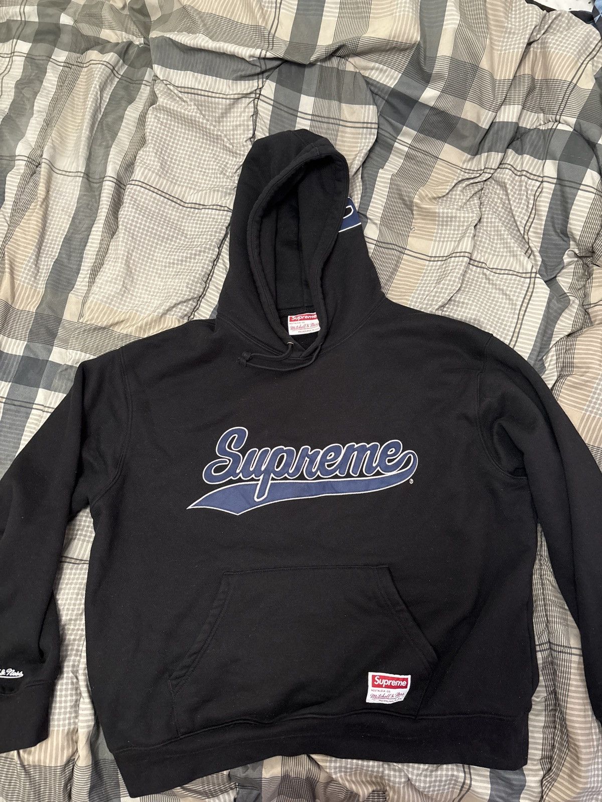 Supreme Mitchell & Ness NCAA Hooded Sweatshirt 2024