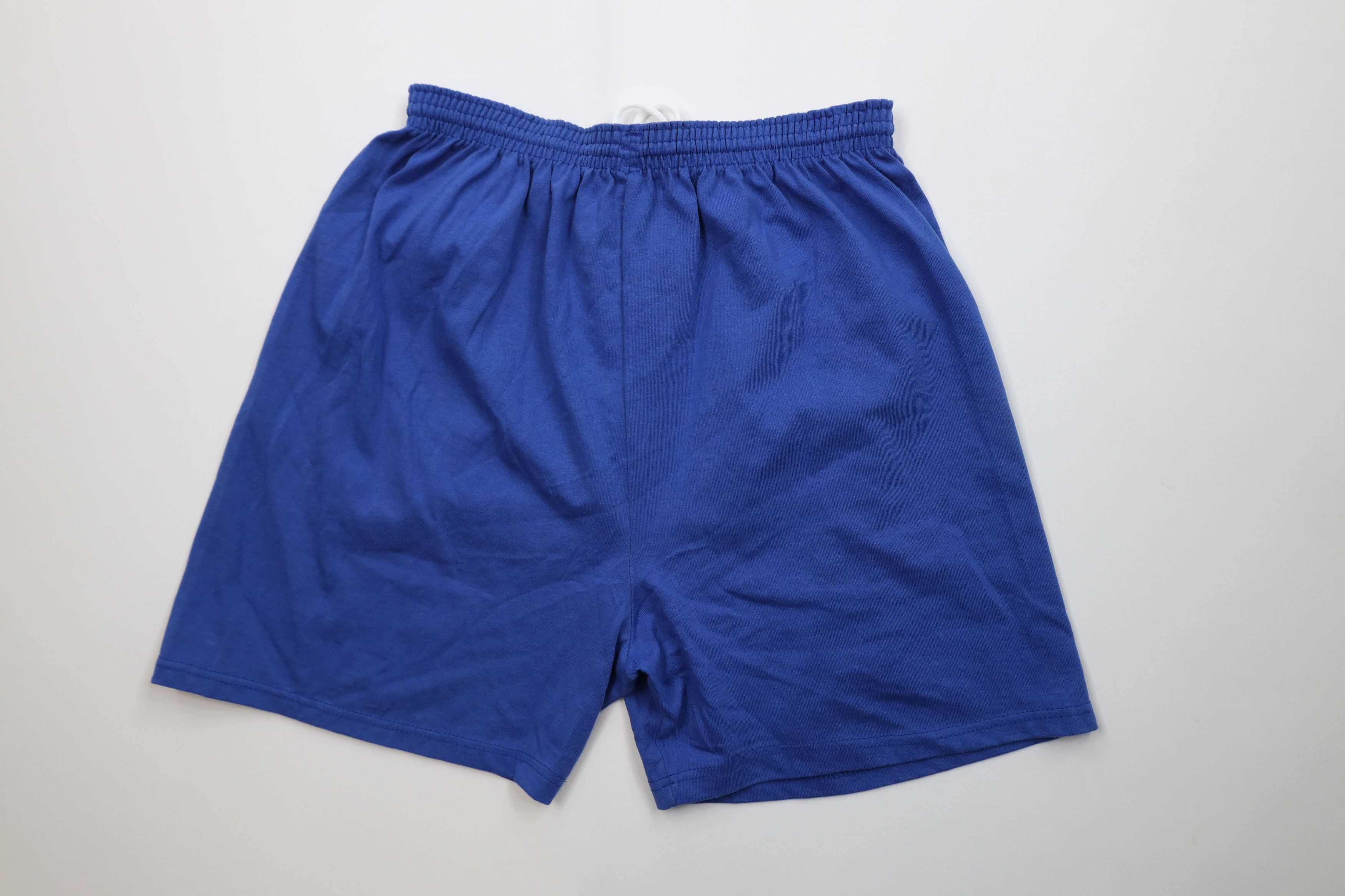 Vintage Vintage 90s Streetwear Above Knee Shorts Royal Blue USA Size US 34 / EU 50 - 9 Thumbnail