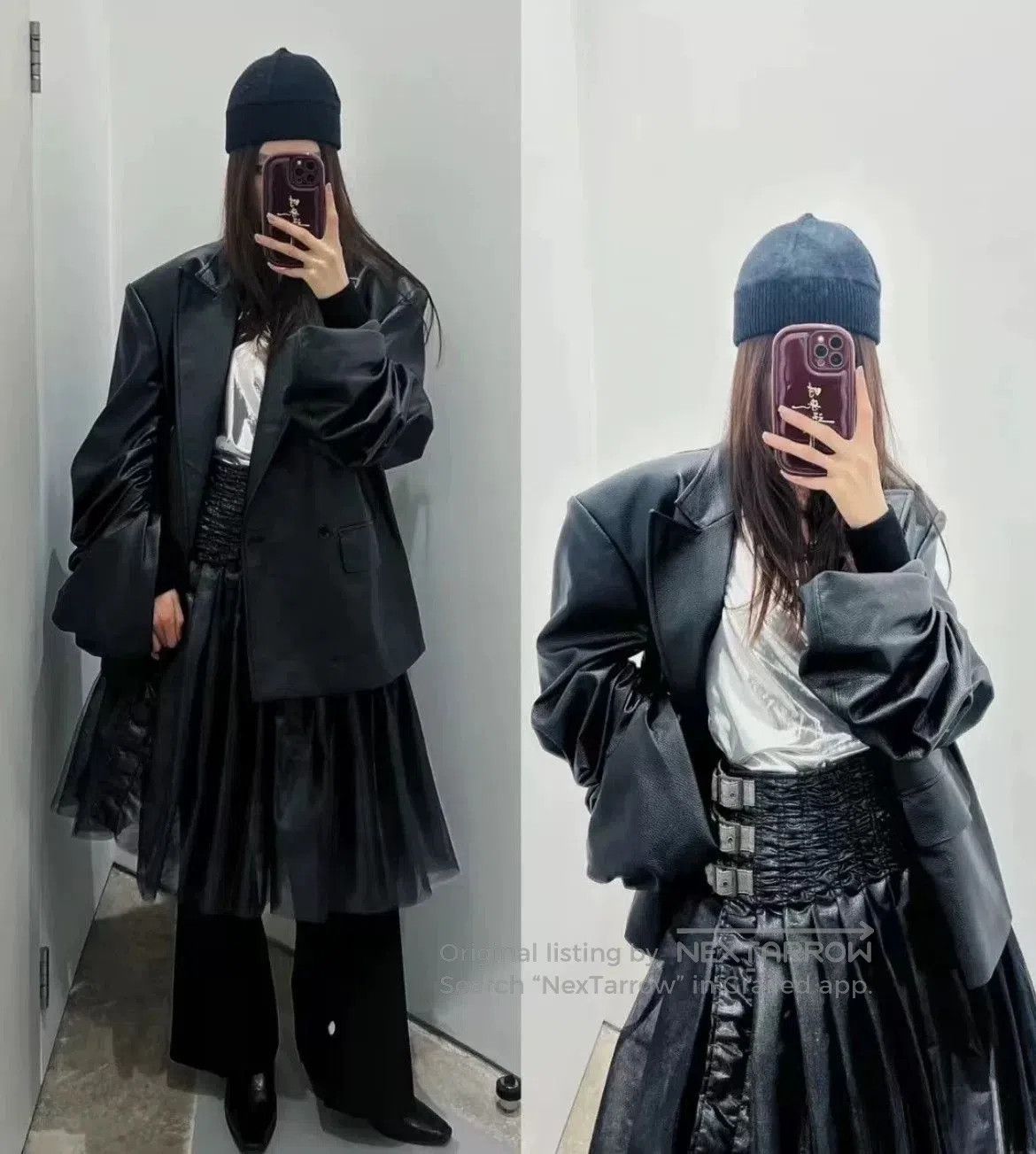 Junya Watanabe junya watanabe black pleated skirt. Size US 27 - 4 Thumbnail