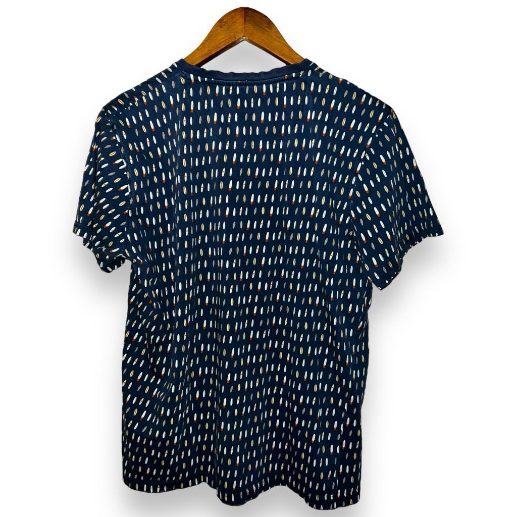 Far Afield Far Afield Navy Surfboard Print S/S T Shirt Size 3 L Size US L / EU 52-54 / 3 - 3 Thumbnail