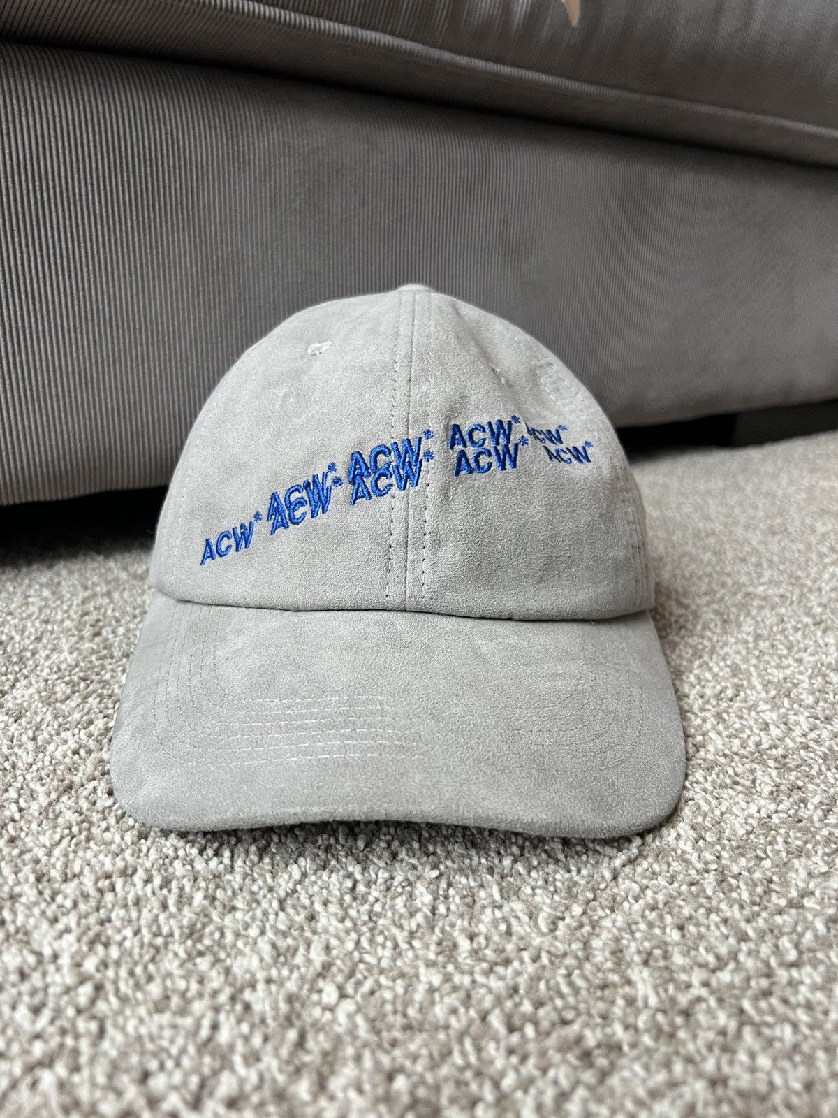 ACW SS16 faux suede cap