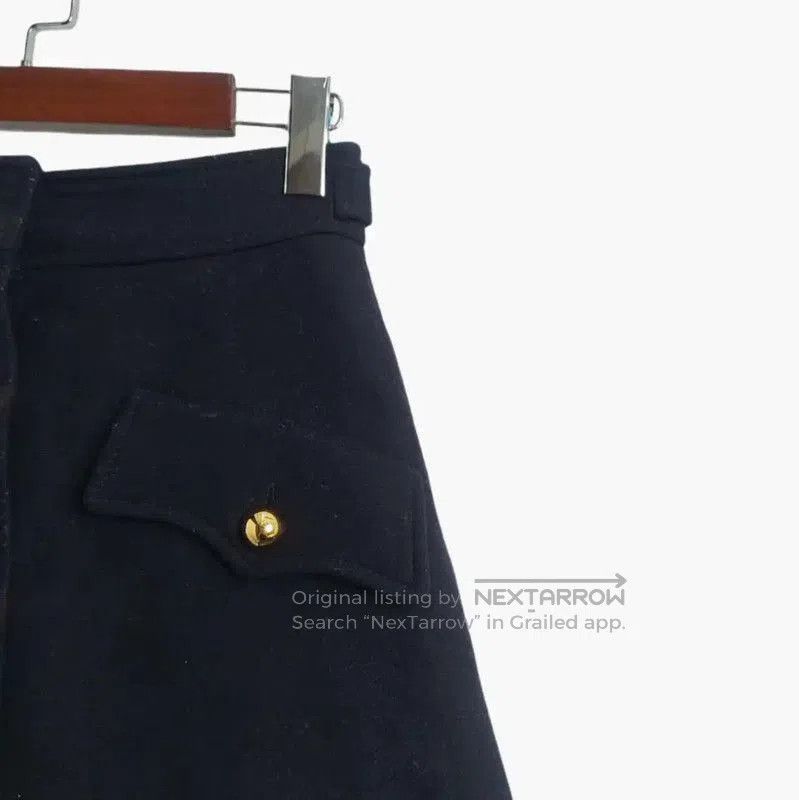 Miu Miu Miu Miu Blue Wool Ladies Skirt . Size 22" - 3 Thumbnail