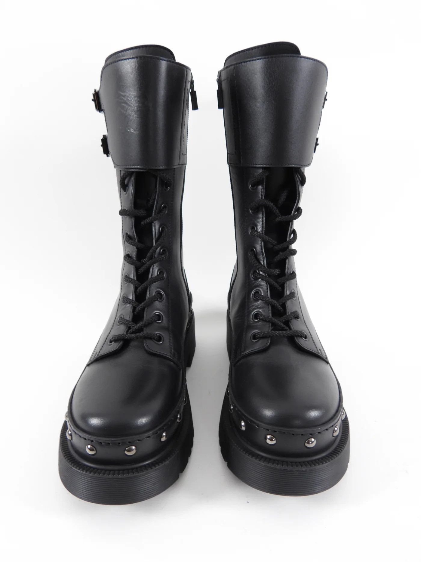 Dior o1y0825 Buckle Ankle Boots in Black Size US 10 / IT 40 - 2 Thumbnail