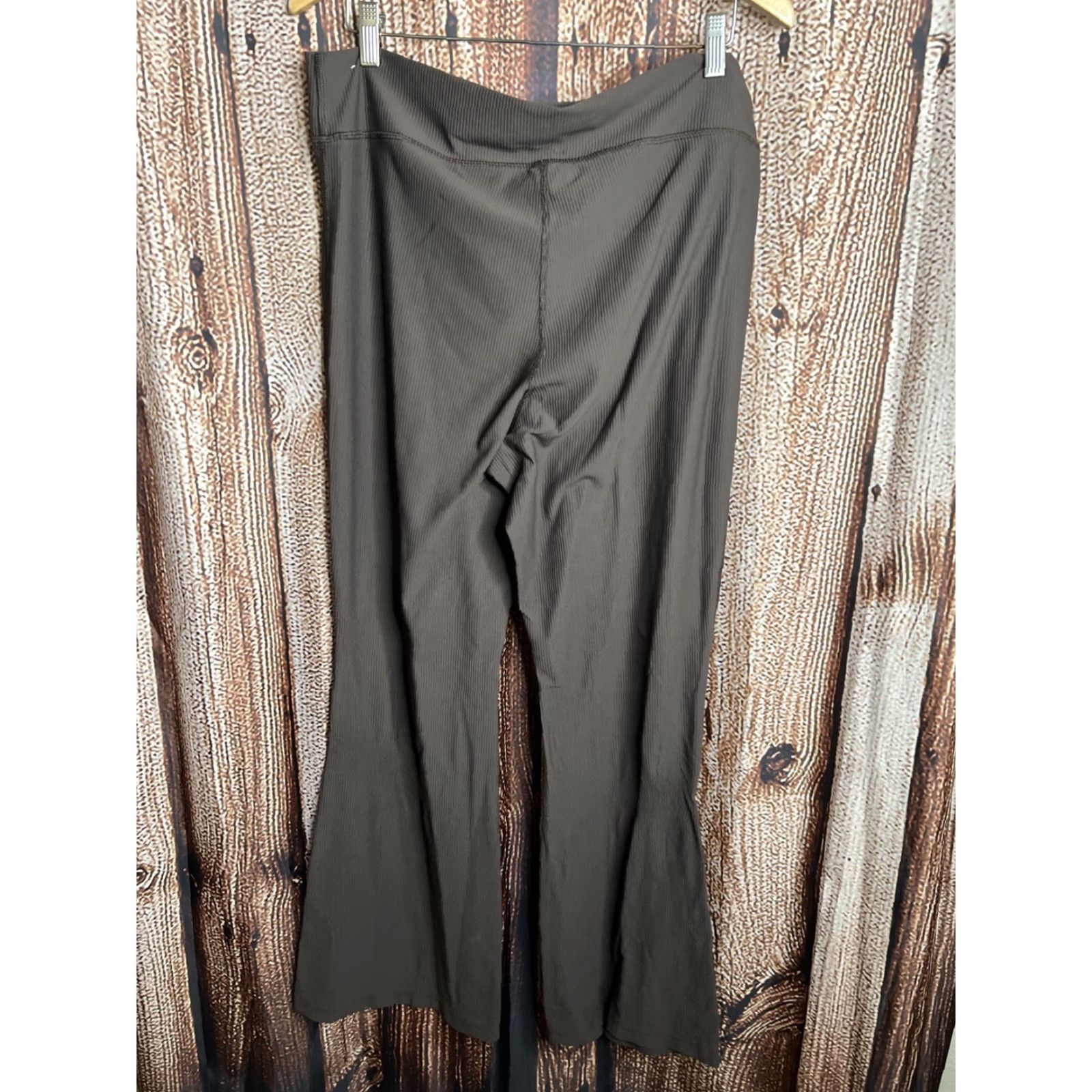 Old Navy Old Navy Pajama Pants Womens XL Brown Ribbed Wide Leg Modern Knit Modal Rayon Spandex Size 40" / US 18 - 3 Thumbnail