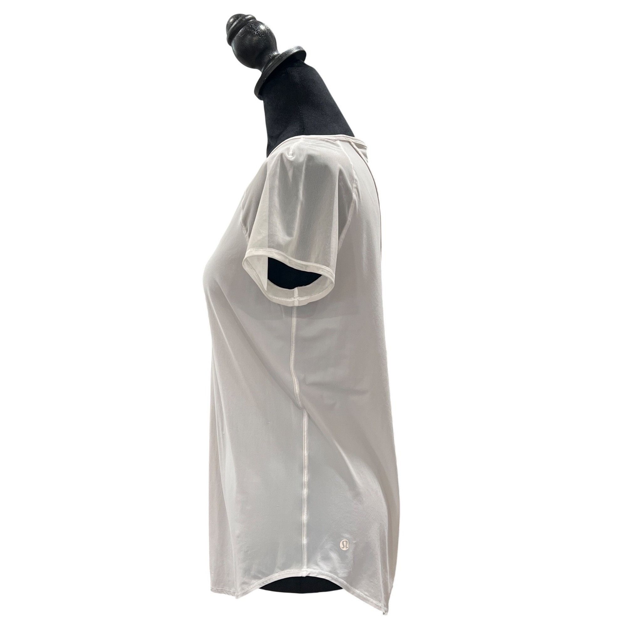 Lululemon Lululemon Mix & Mesh Short Sleeve Tee Size SmallWhite Size S / US 4 / IT 40 - 5 Thumbnail