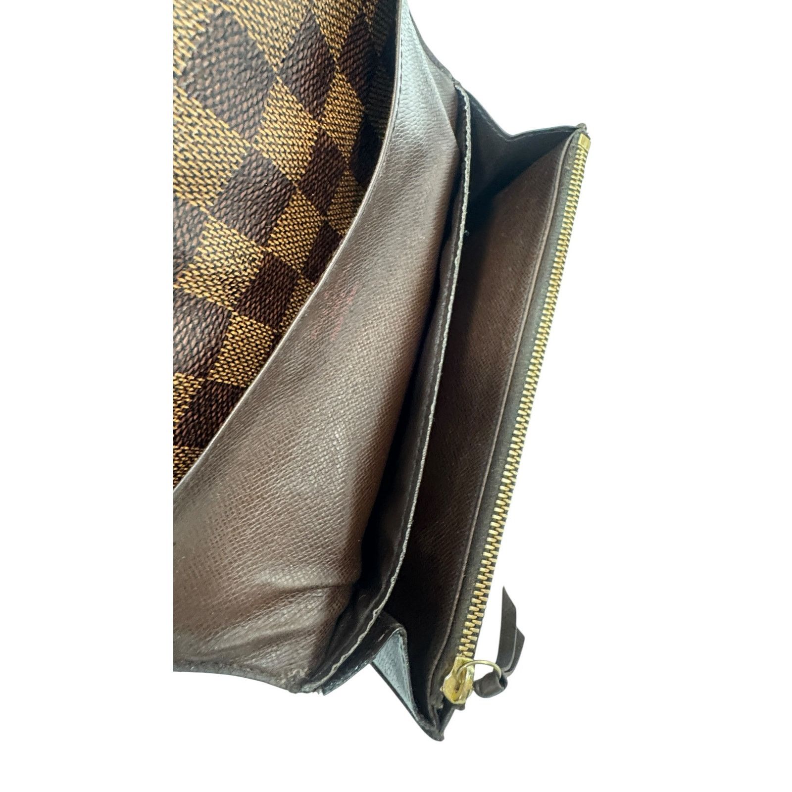 Louis Vuitton Louis Vuitton Damier Ebene Emilie Long Wallet Authentic LV Size ONE SIZE - 9 Thumbnail