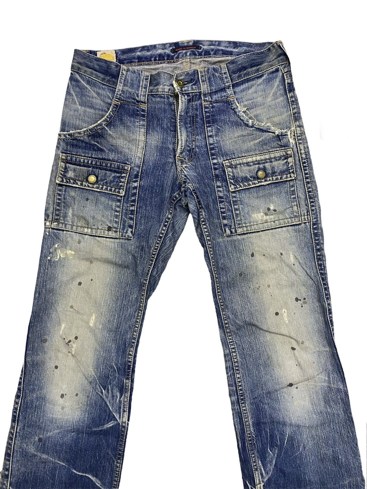 Blue Blue Japan BUSH PANTS DESIGN STRAIGHT TYPE DISTRESS STYLE BY BLUE WAY Size US 32 / EU 48 - 4 Thumbnail