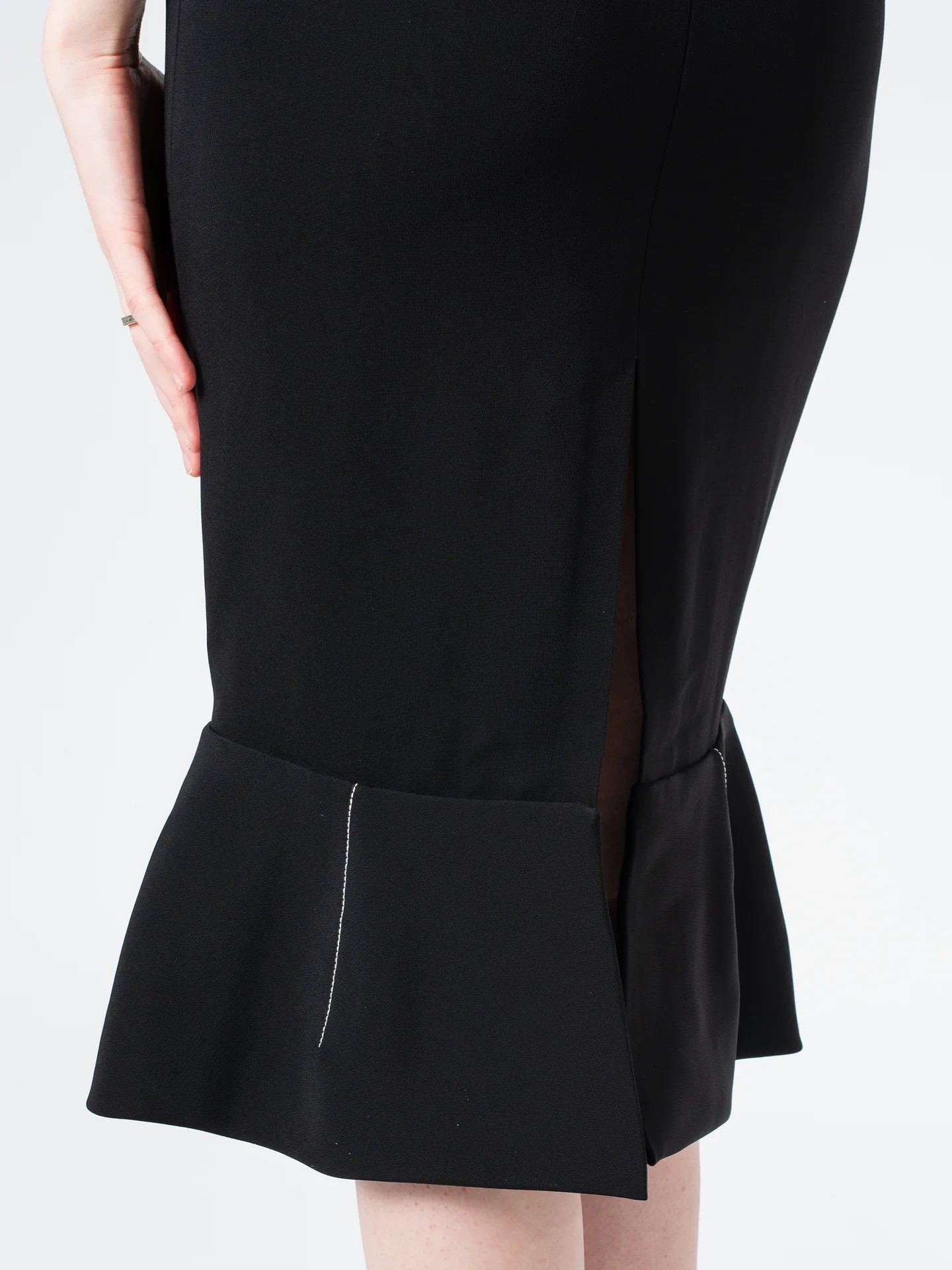 Marni o1y1025 Midi Dress in Black Size S / US 4 / IT 40 - 5 Thumbnail